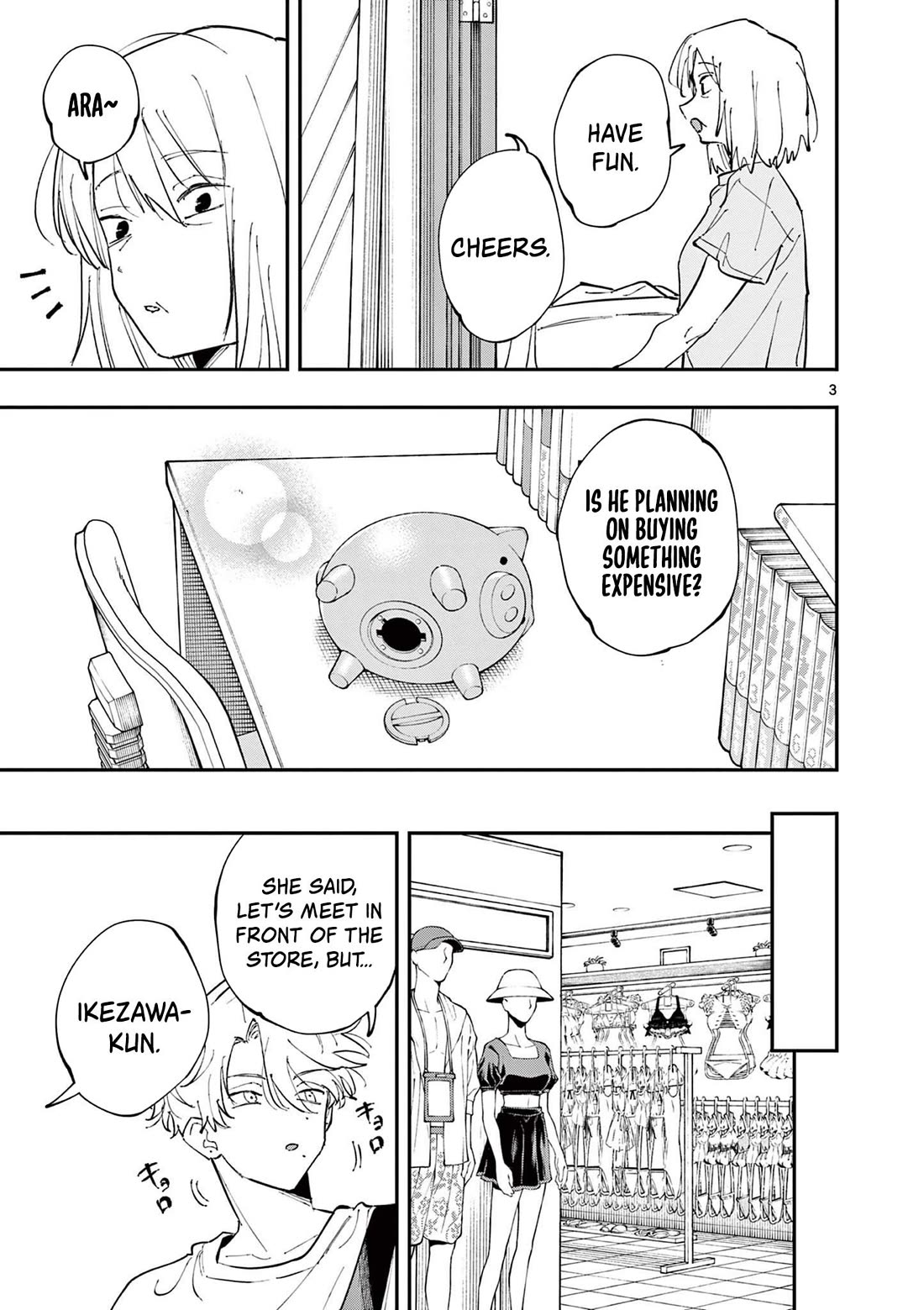The Person Sitting Next to Me Looking at Me with Perverted Eyes Chapter 61 page 3 - Chapter 61