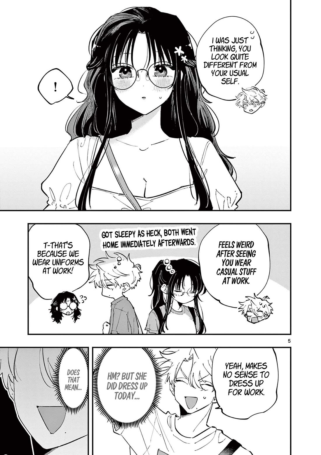 The Person Sitting Next to Me Looking at Me with Perverted Eyes Chapter 61 page 5 - Chapter 61