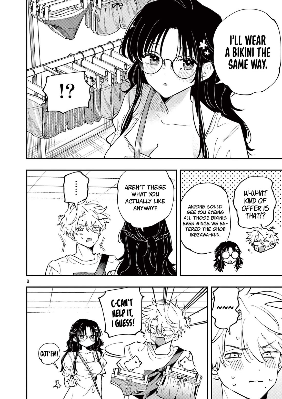 The Person Sitting Next to Me Looking at Me with Perverted Eyes Chapter 63 page 8 - Chapter 63