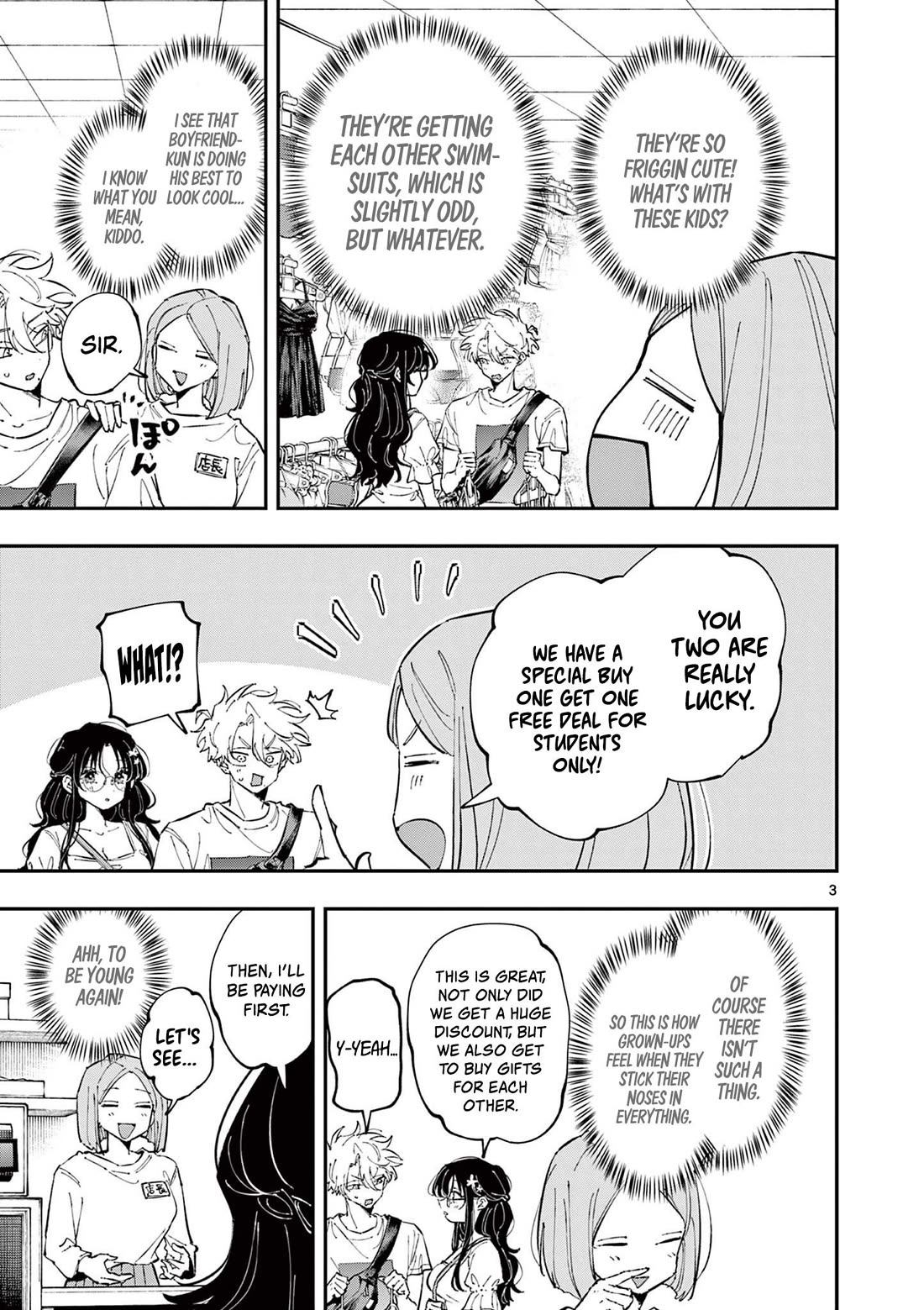 The Person Sitting Next to Me Looking at Me with Perverted Eyes Chapter 64 page 3 - Chapter 64