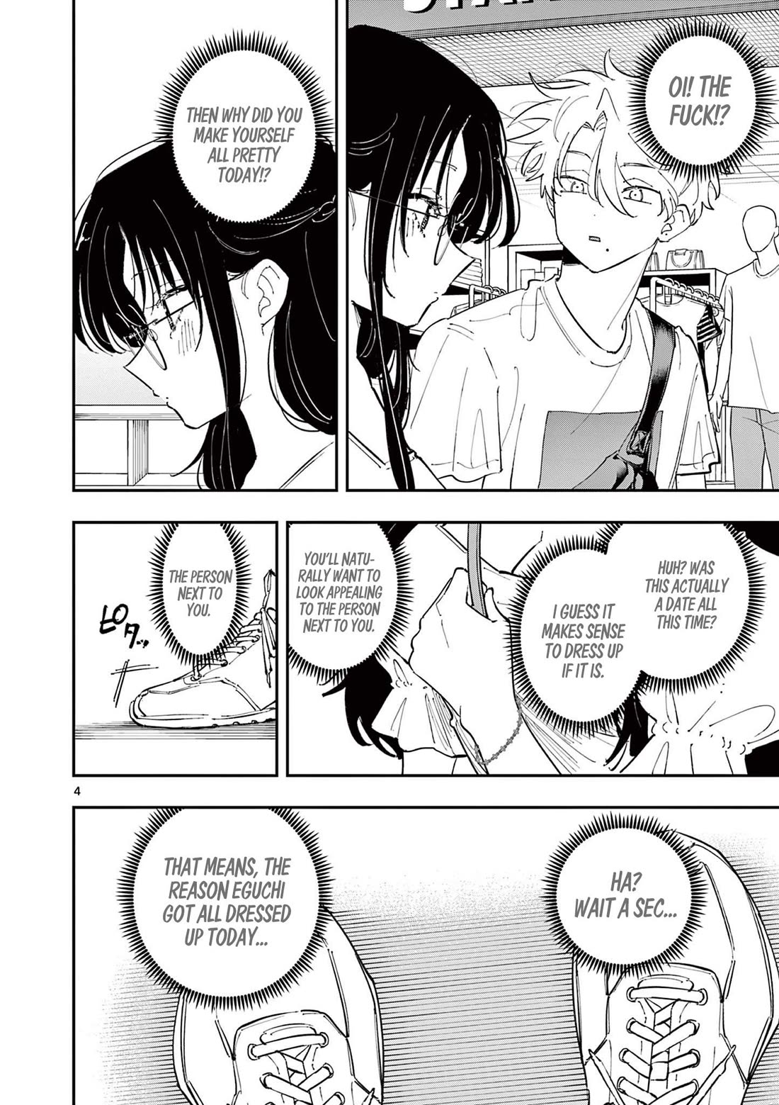 The Person Sitting Next to Me Looking at Me with Perverted Eyes Chapter 65 page 4 - Chapter 65