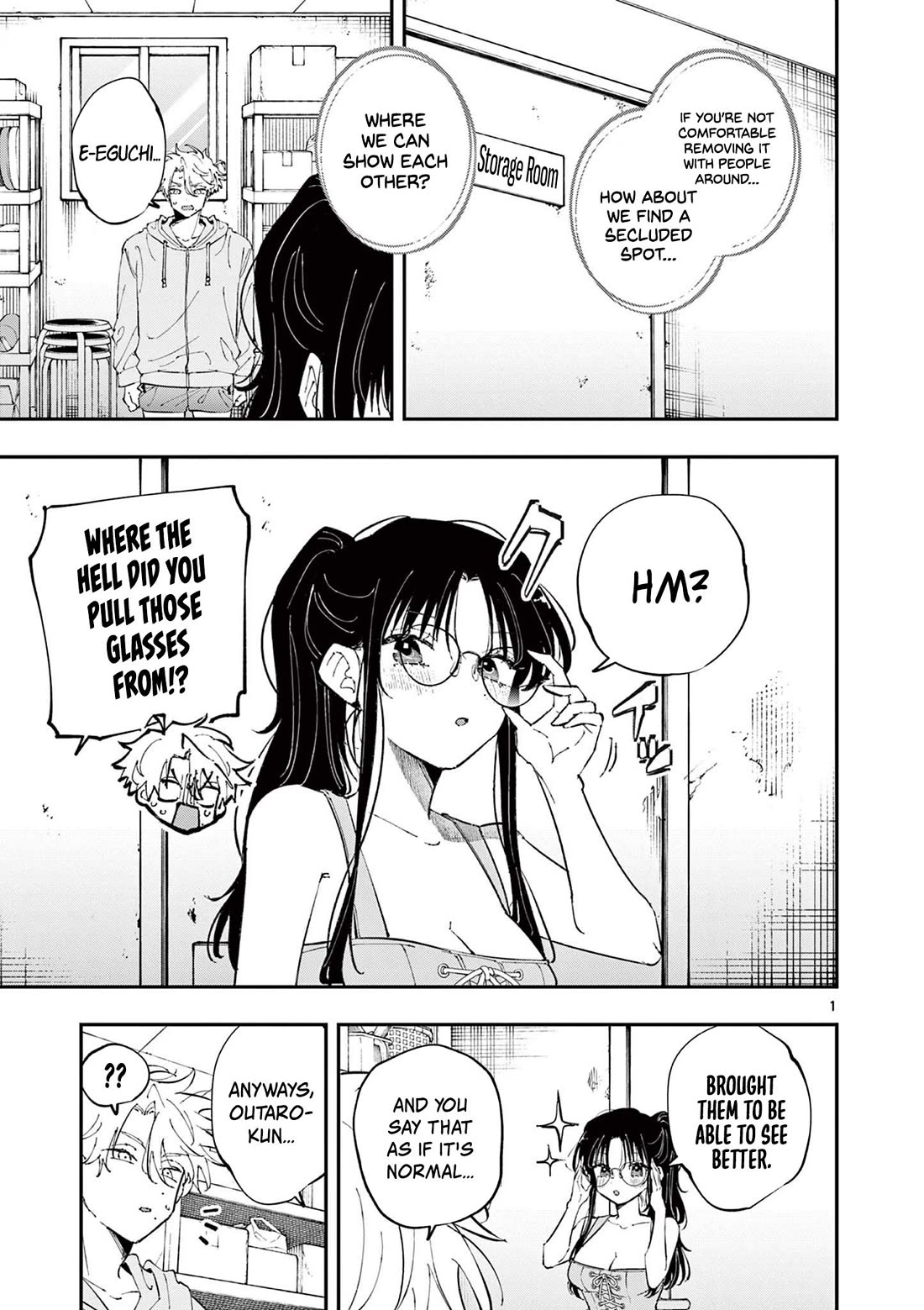 The Person Sitting Next to Me Looking at Me with Perverted Eyes Chapter 69 page 1 - Chapter 69