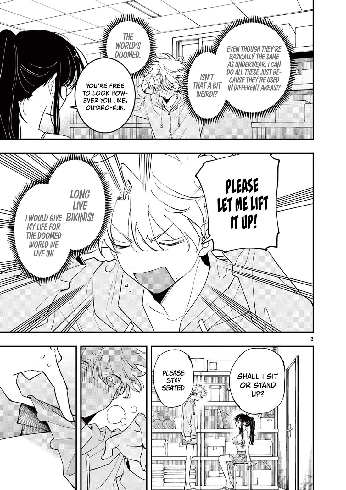 The Person Sitting Next to Me Looking at Me with Perverted Eyes Chapter 71 page 3 - Chapter 71