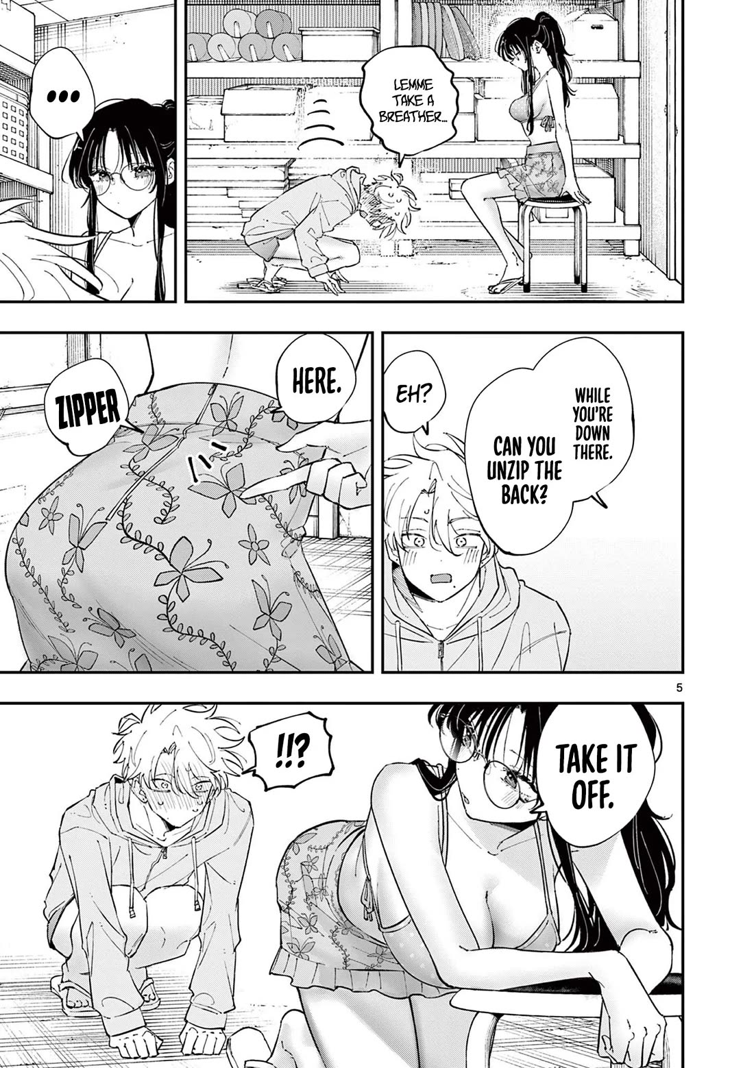 The Person Sitting Next to Me Looking at Me with Perverted Eyes Chapter 71 page 5 - Chapter 71