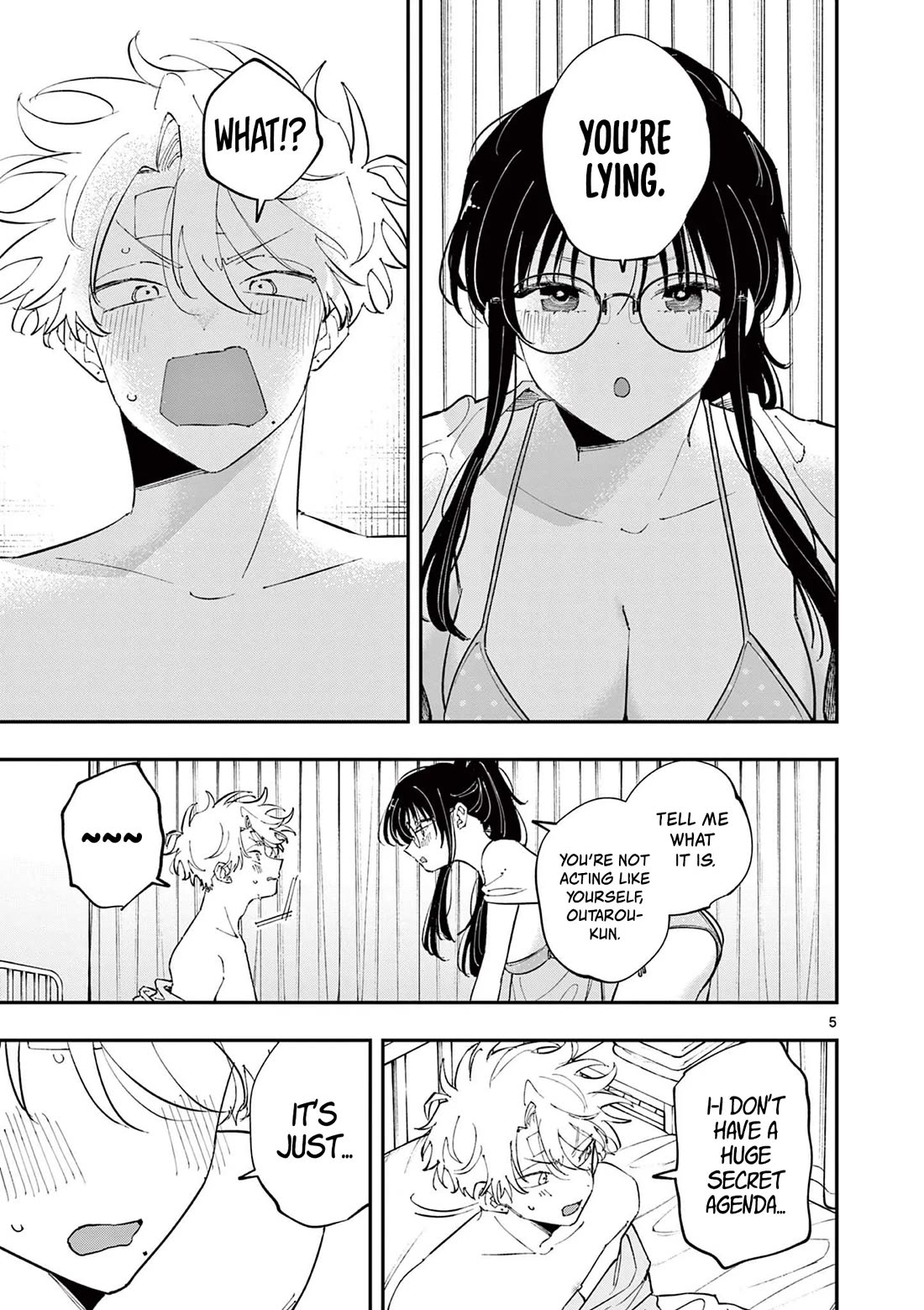 The Person Sitting Next to Me Looking at Me with Perverted Eyes Chapter 73 page 5 - Chapter 73