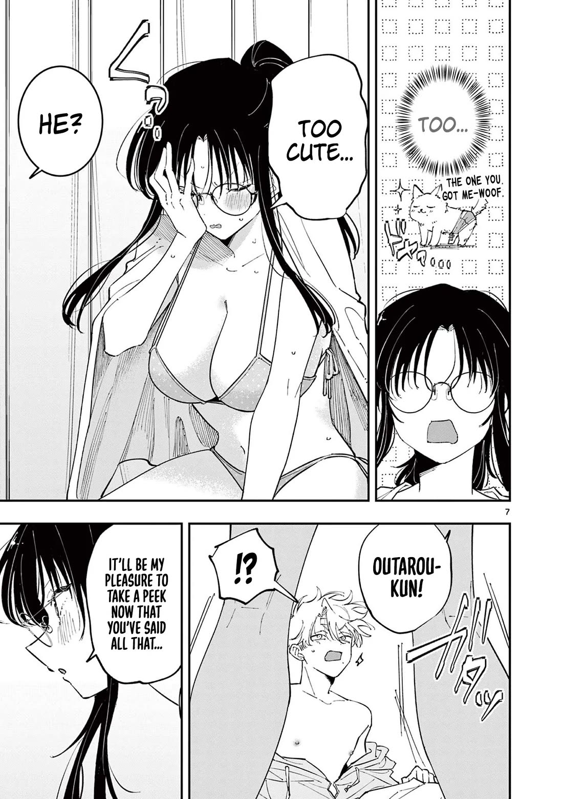 The Person Sitting Next to Me Looking at Me with Perverted Eyes Chapter 73 page 7 - Chapter 73