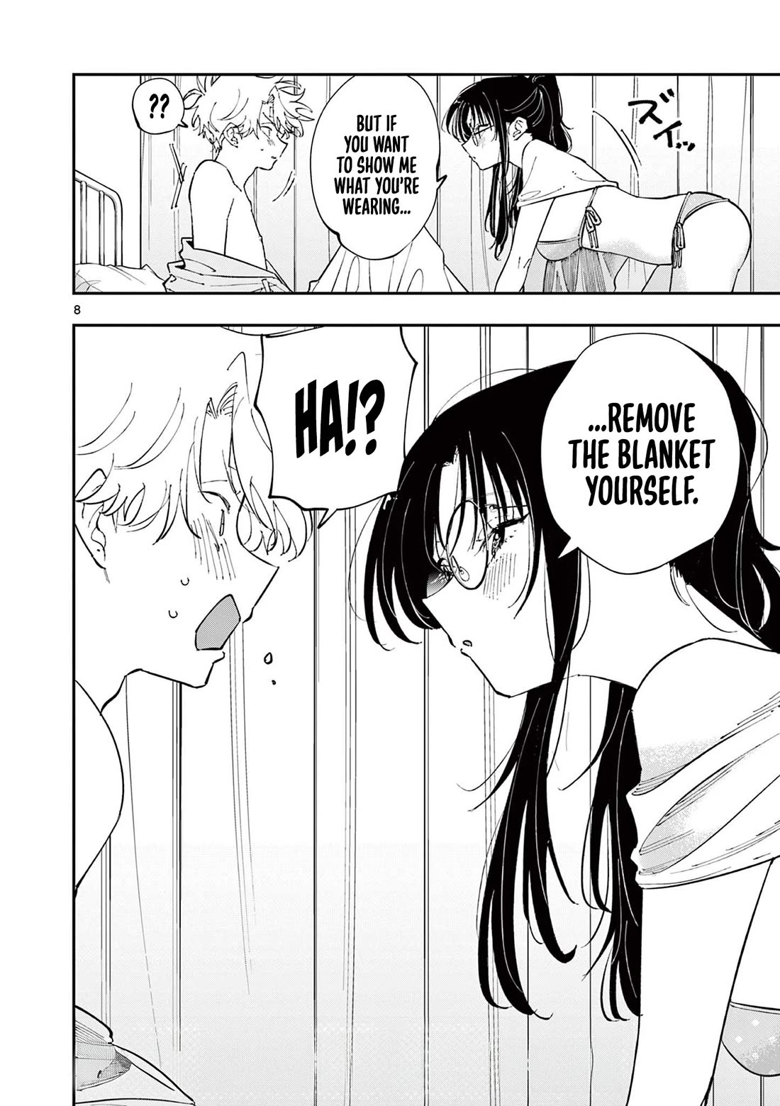 The Person Sitting Next to Me Looking at Me with Perverted Eyes Chapter 73 page 8 - Chapter 73
