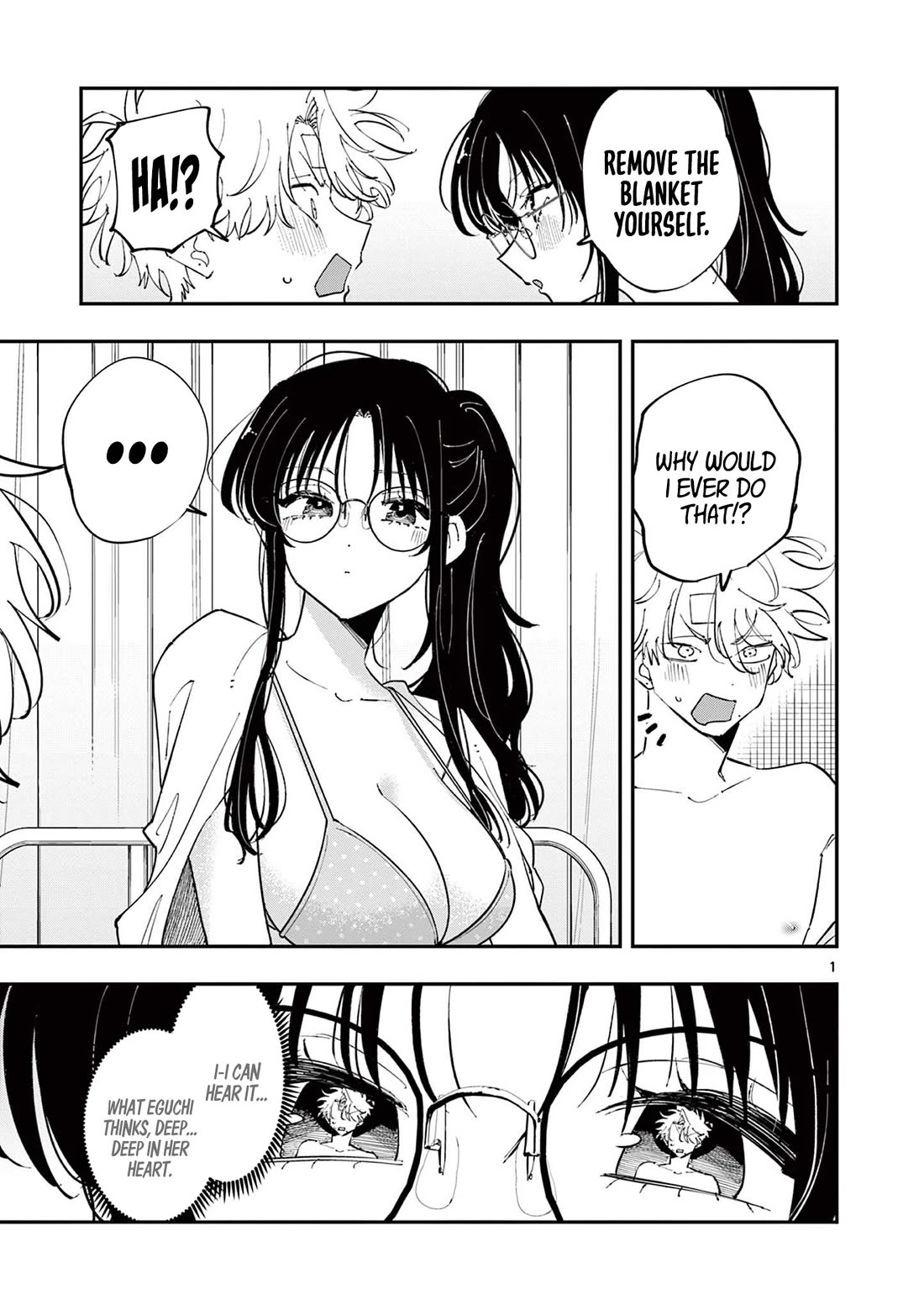 The Person Sitting Next to Me Looking at Me with Perverted Eyes Chapter 74 page 1 - Chapter 74
