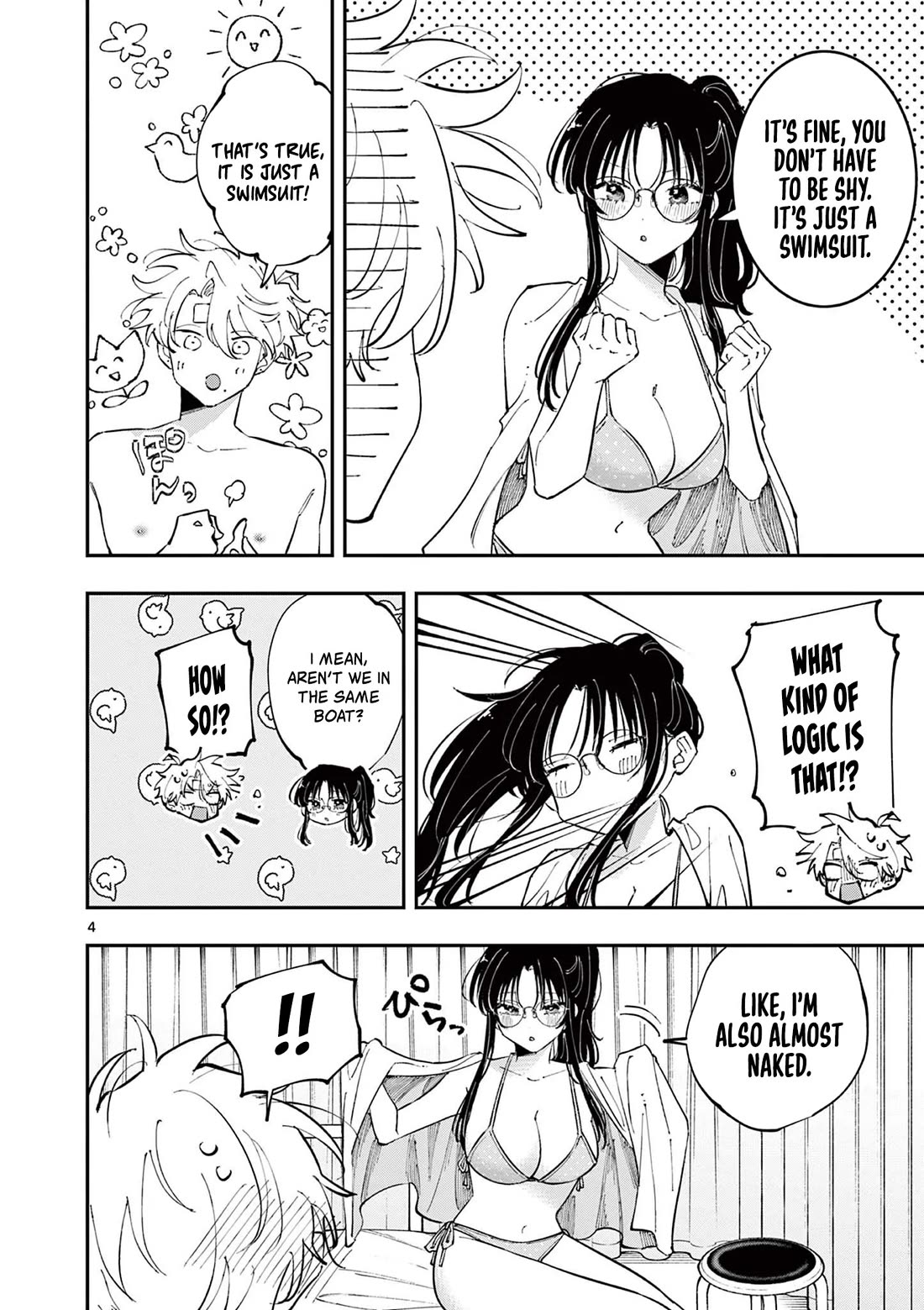 The Person Sitting Next to Me Looking at Me with Perverted Eyes Chapter 74 page 4 - Chapter 74