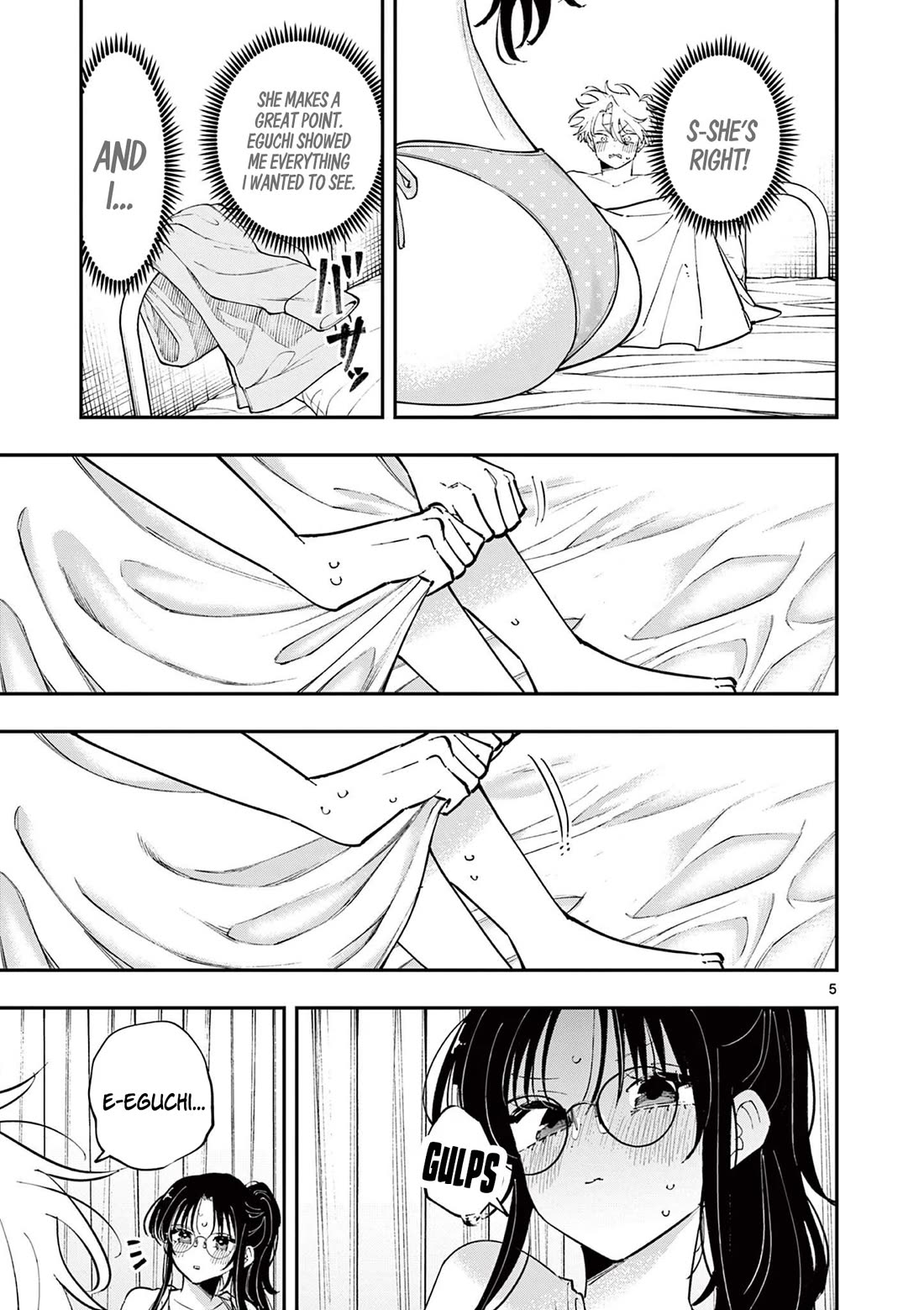 The Person Sitting Next to Me Looking at Me with Perverted Eyes Chapter 74 page 5 - Chapter 74