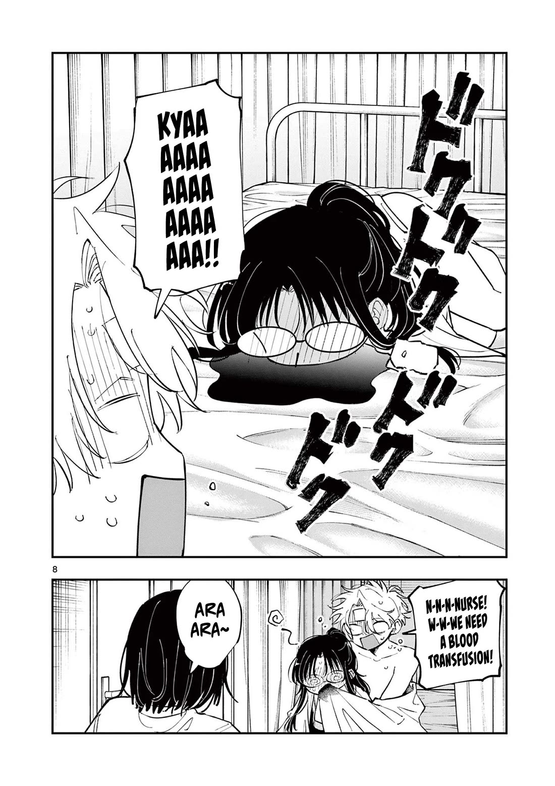 The Person Sitting Next to Me Looking at Me with Perverted Eyes Chapter 74 page 8 - Chapter 74