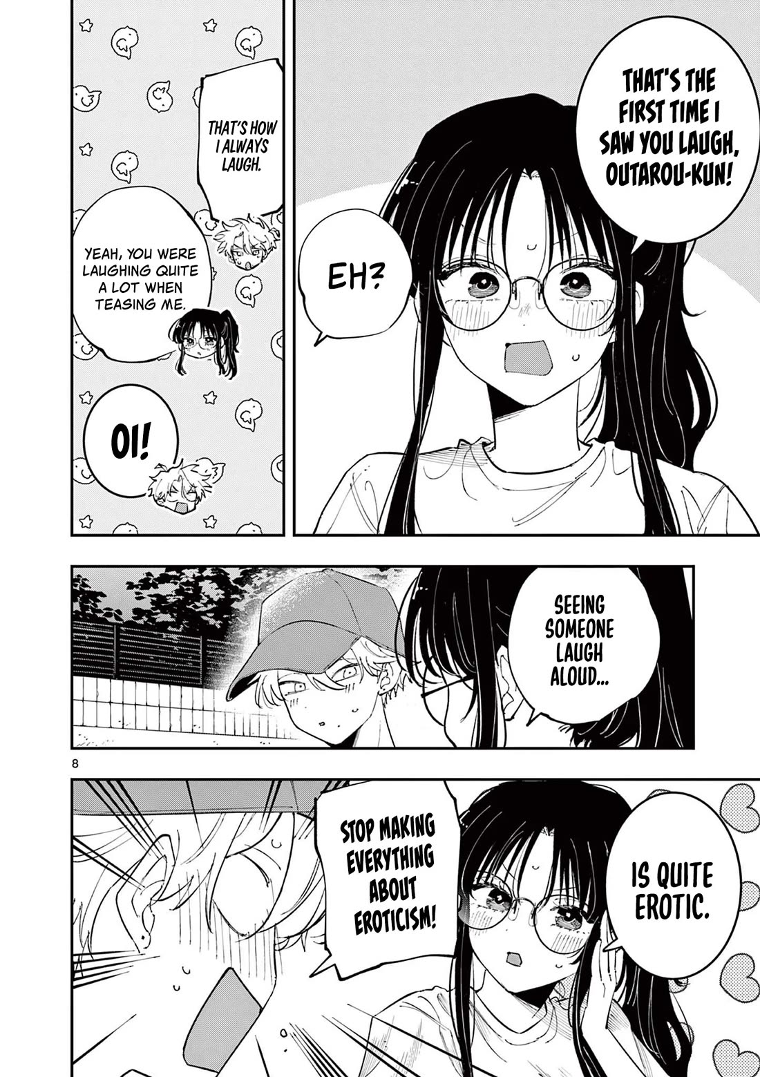 The Person Sitting Next to Me Looking at Me with Perverted Eyes Chapter 75 page 8 - Chapter 75