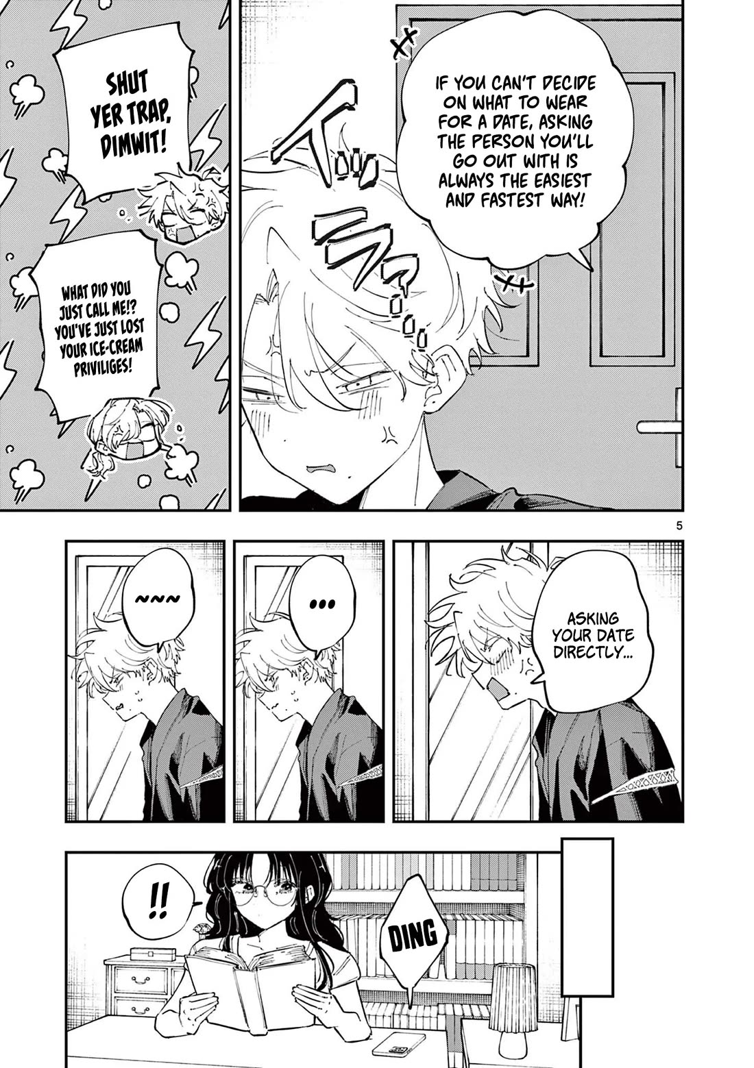 The Person Sitting Next to Me Looking at Me with Perverted Eyes Chapter 76 page 5 - Chapter 76