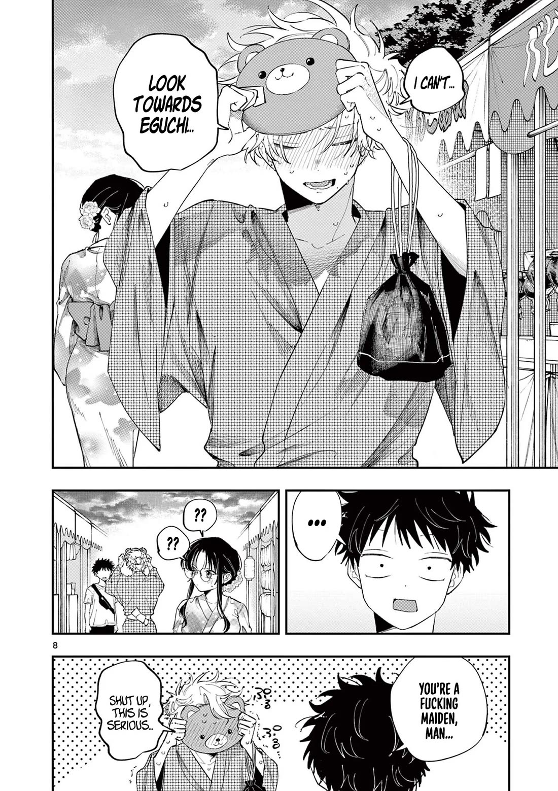 The Person Sitting Next to Me Looking at Me with Perverted Eyes Chapter 82 page 8 - Chapter 82