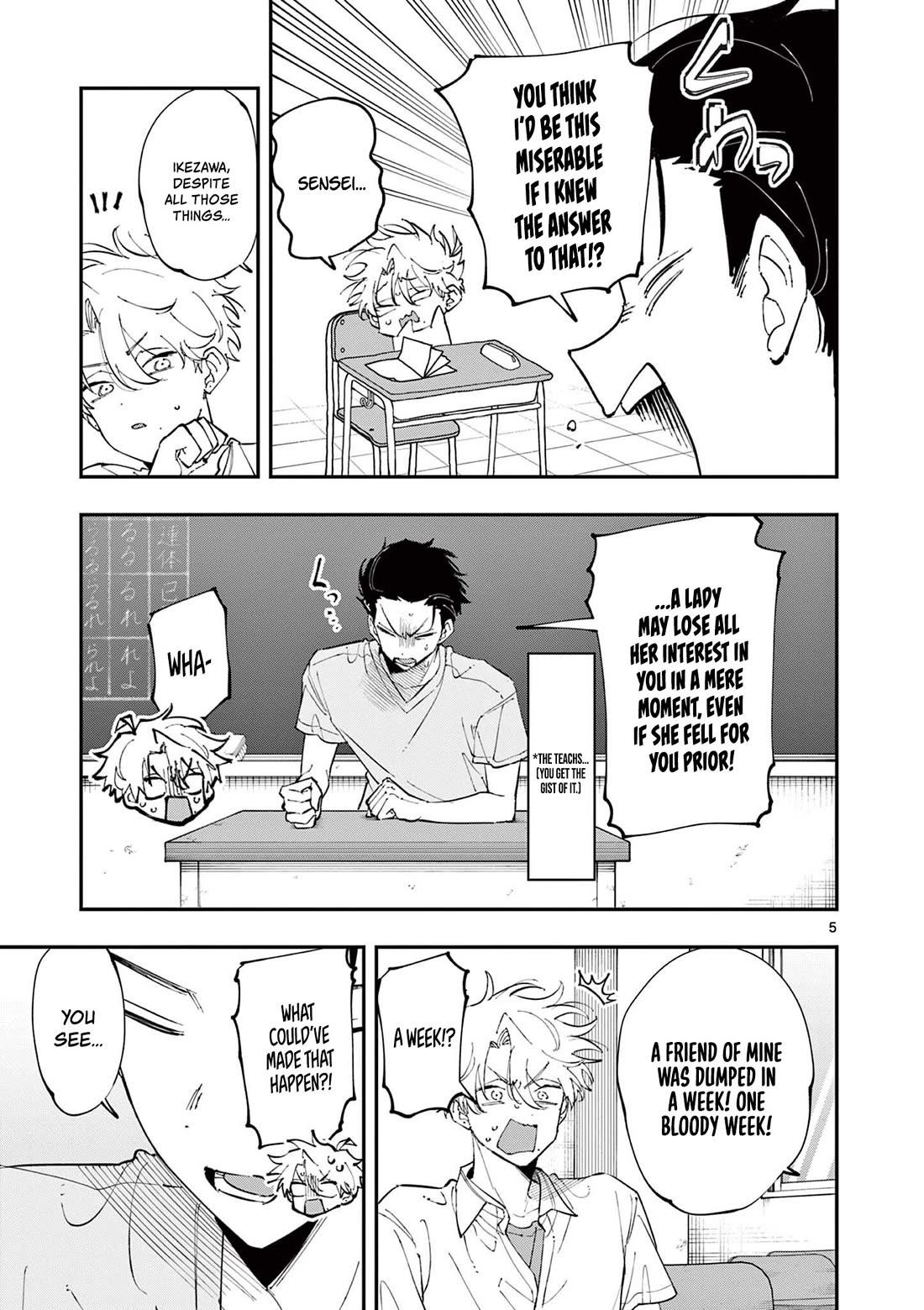 The Person Sitting Next to Me Looking at Me with Perverted Eyes Chapter 96 page 5 - Chapter 96