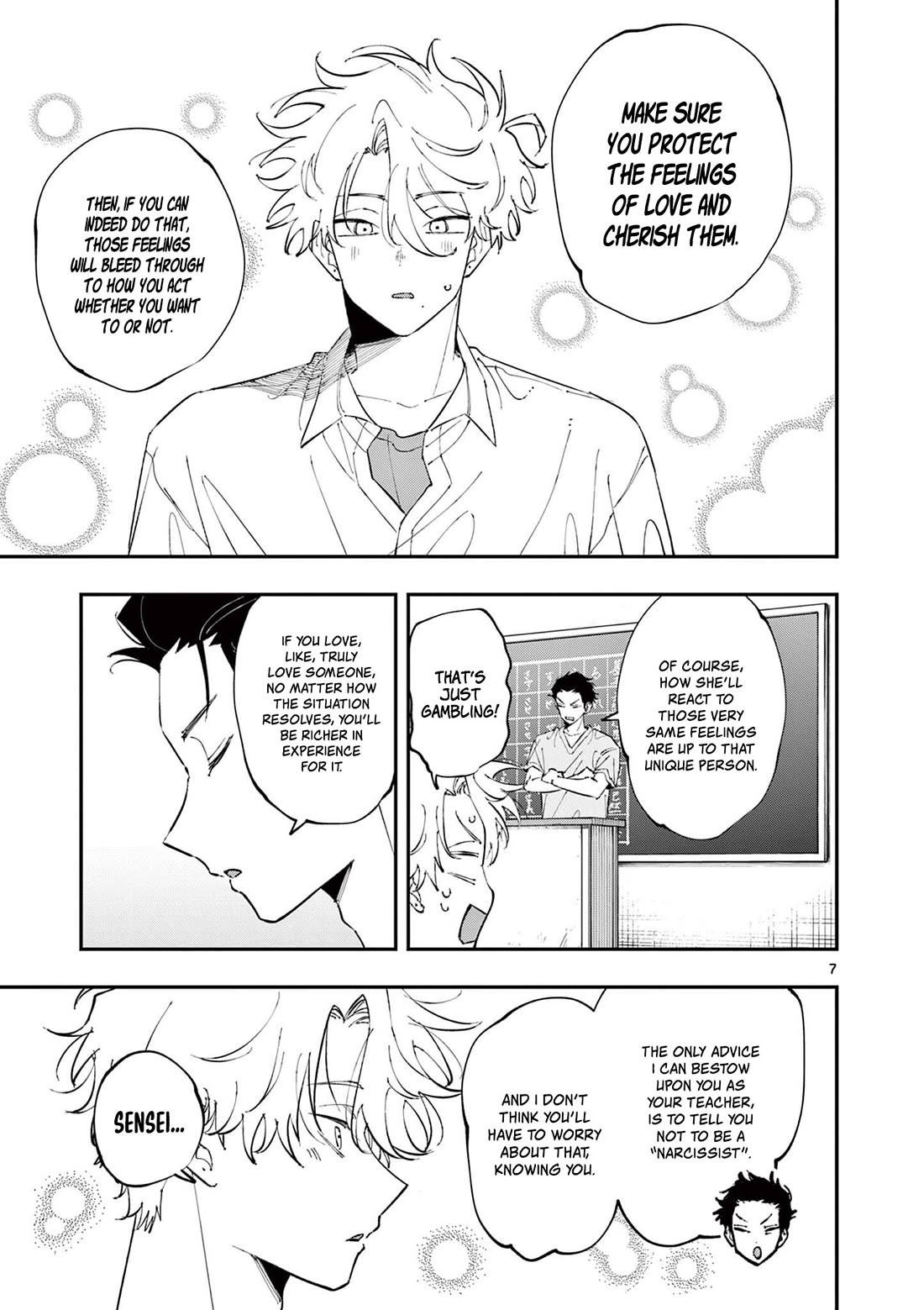 The Person Sitting Next to Me Looking at Me with Perverted Eyes Chapter 96 page 7 - Chapter 96