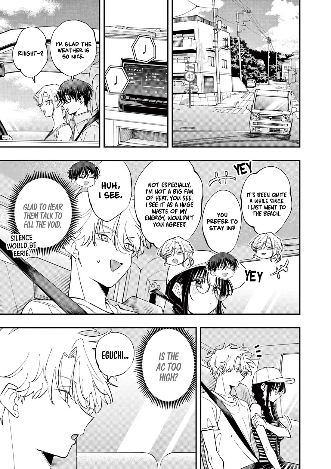 The Person Sitting Next to Me Looking at Me with Perverted Eyes Chapter 99 page 1 - Chapter 99