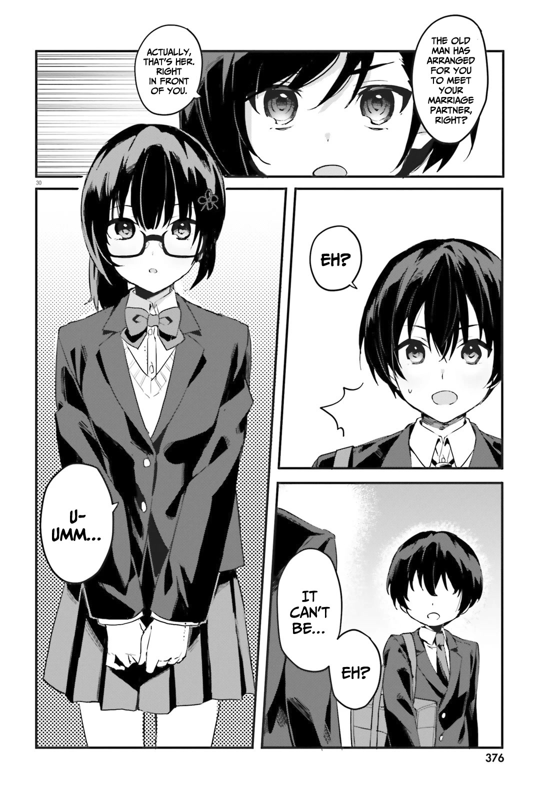 The Plain-Looking Girl, Who Became My Fiancée, Is Only Cute at Home Chapter 1 page 30 - Chapter 1