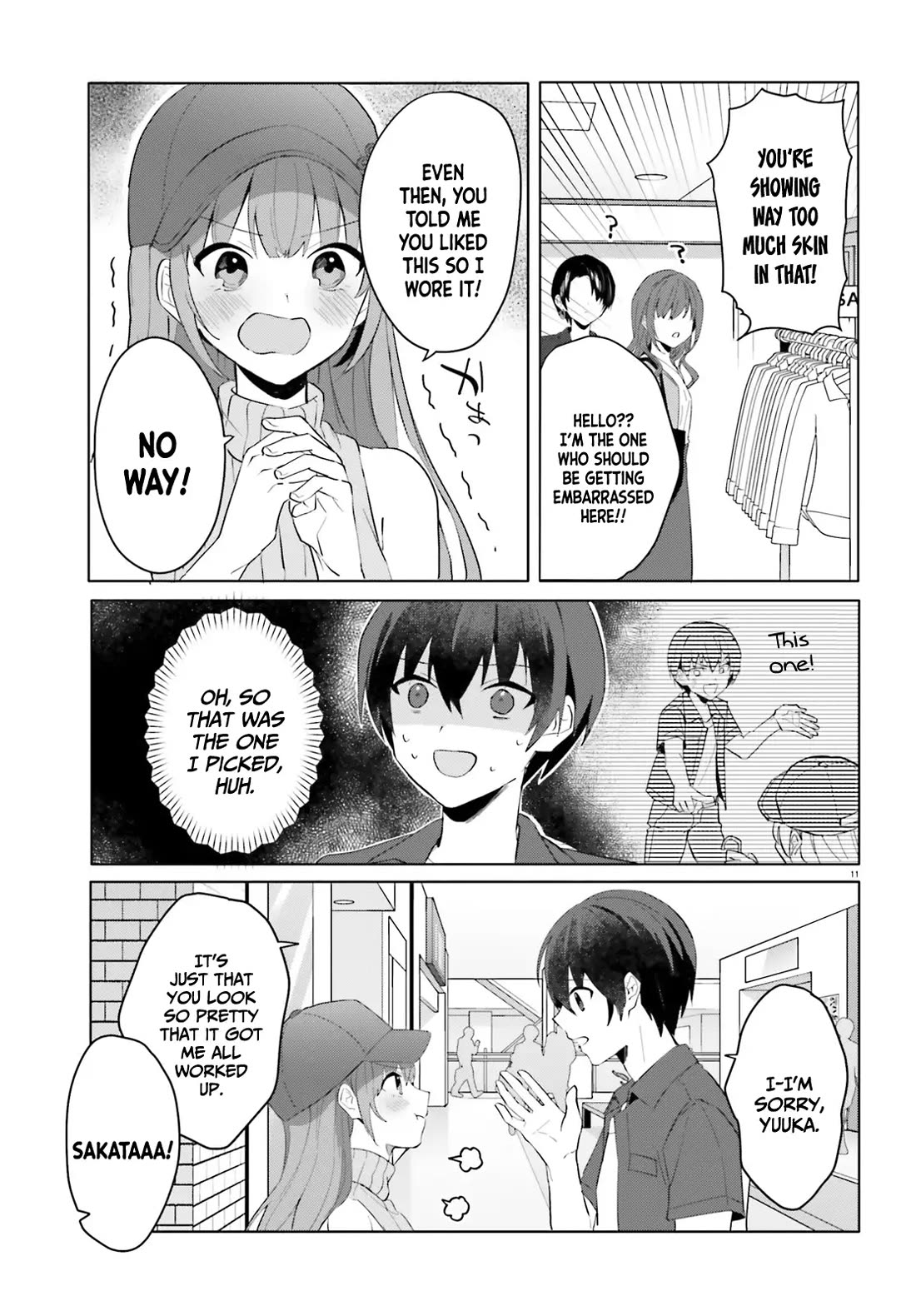 The Plain-Looking Girl, Who Became My Fiancée, Is Only Cute at Home Chapter 14 page 12 - Chapter 14