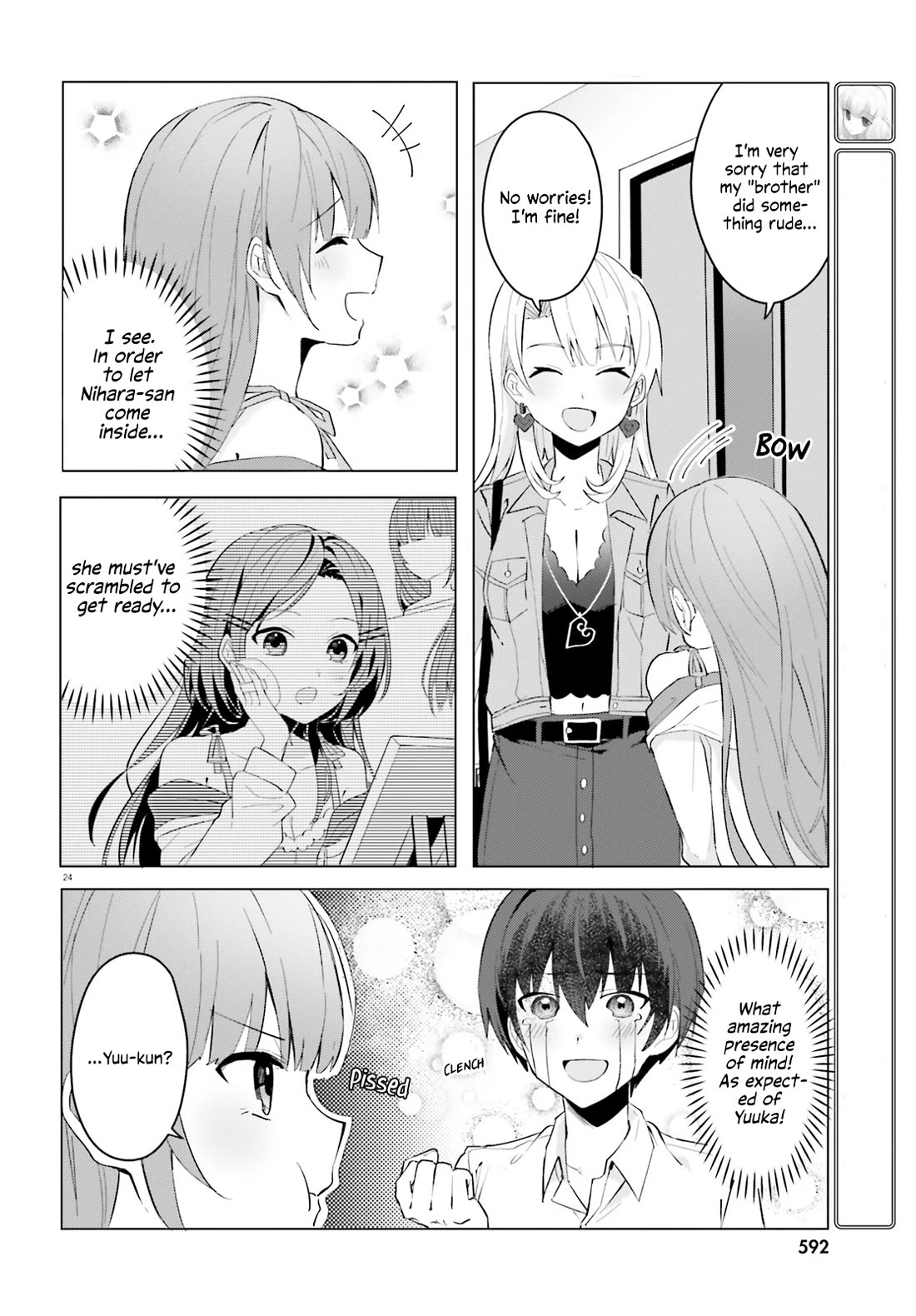 The Plain-Looking Girl, Who Became My Fiancée, Is Only Cute at Home Chapter 15 page 24 - Chapter 15