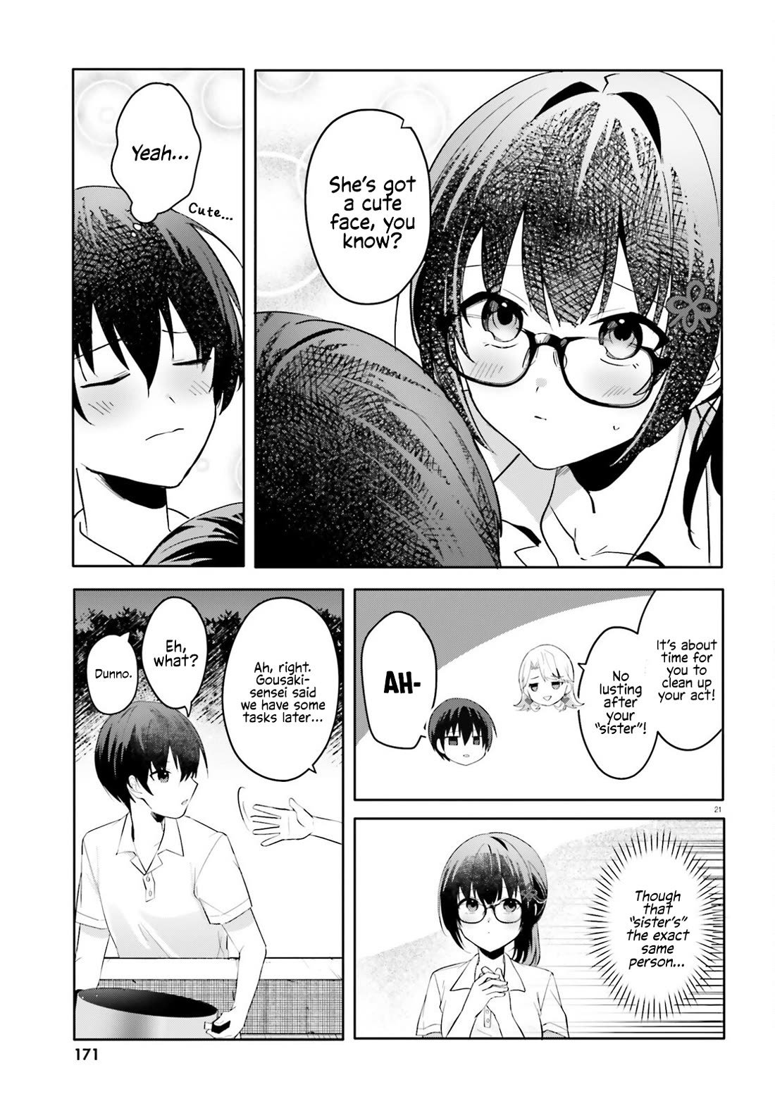 The Plain-Looking Girl, Who Became My Fiancée, Is Only Cute at Home Chapter 18 page 21 - Chapter 18