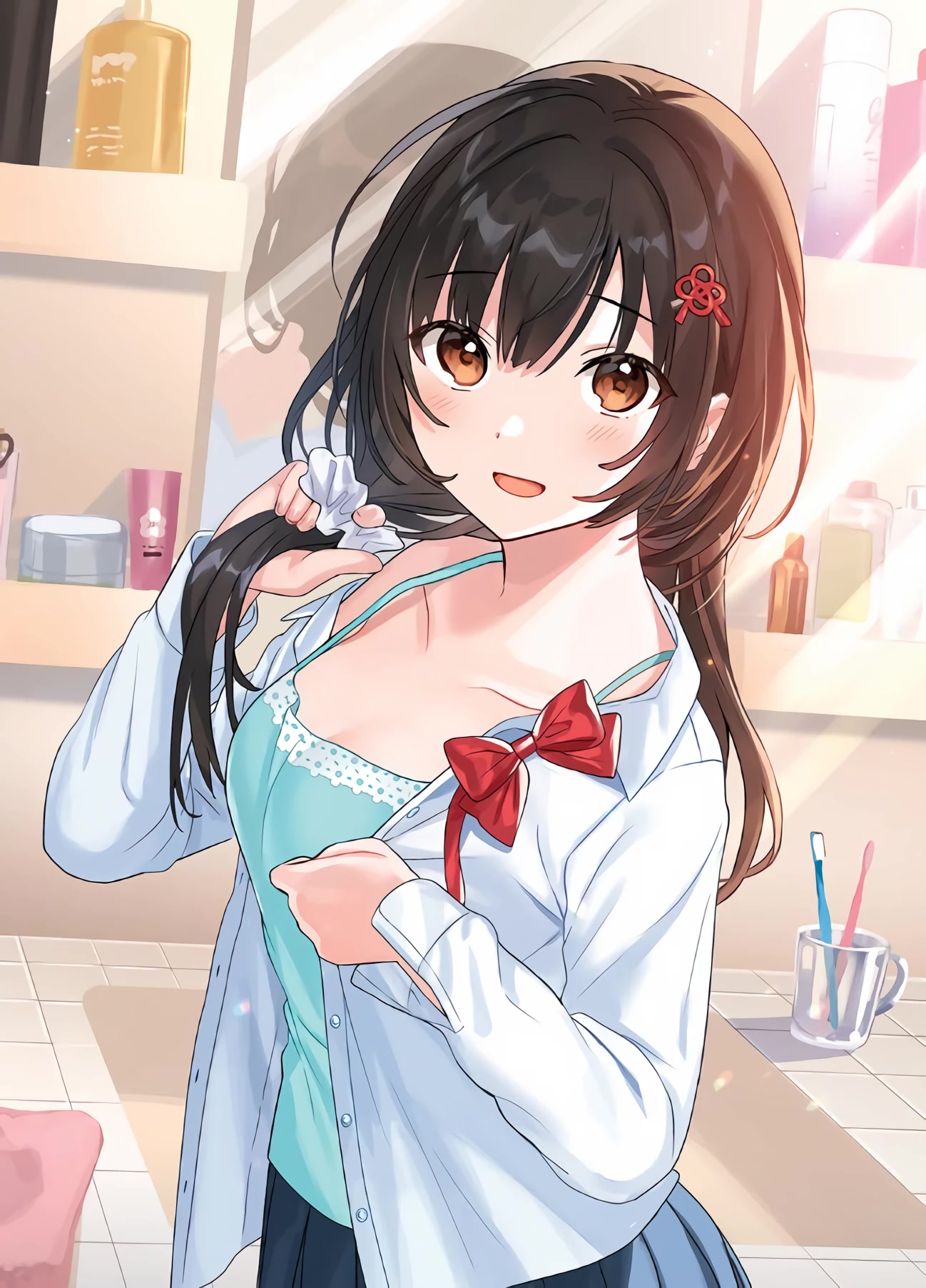 The Plain-Looking Girl, Who Became My Fiancée, Is Only Cute at Home Chapter 2 page 35 - Chapter 2