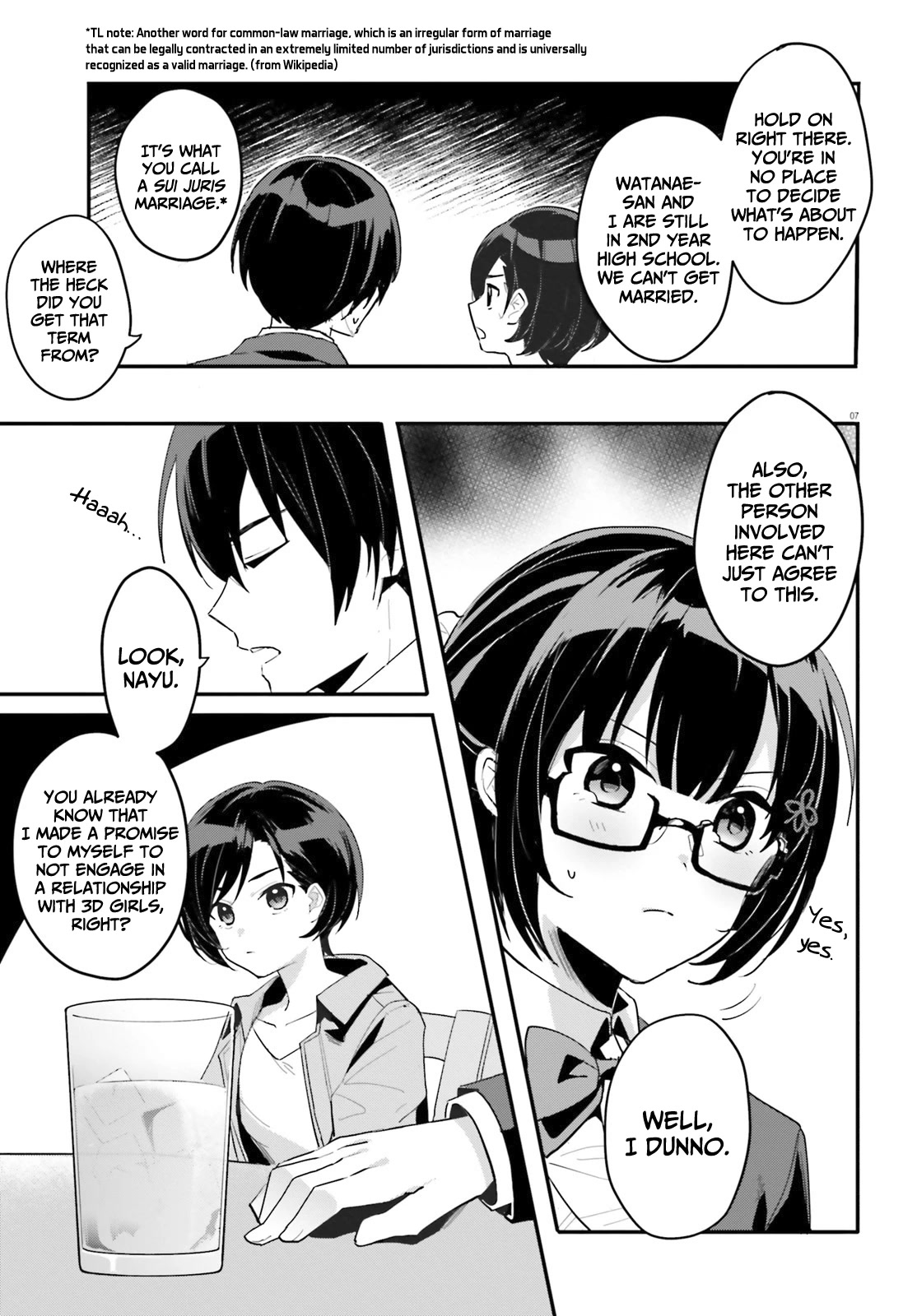 The Plain-Looking Girl, Who Became My Fiancée, Is Only Cute at Home Chapter 2 page 8 - Chapter 2