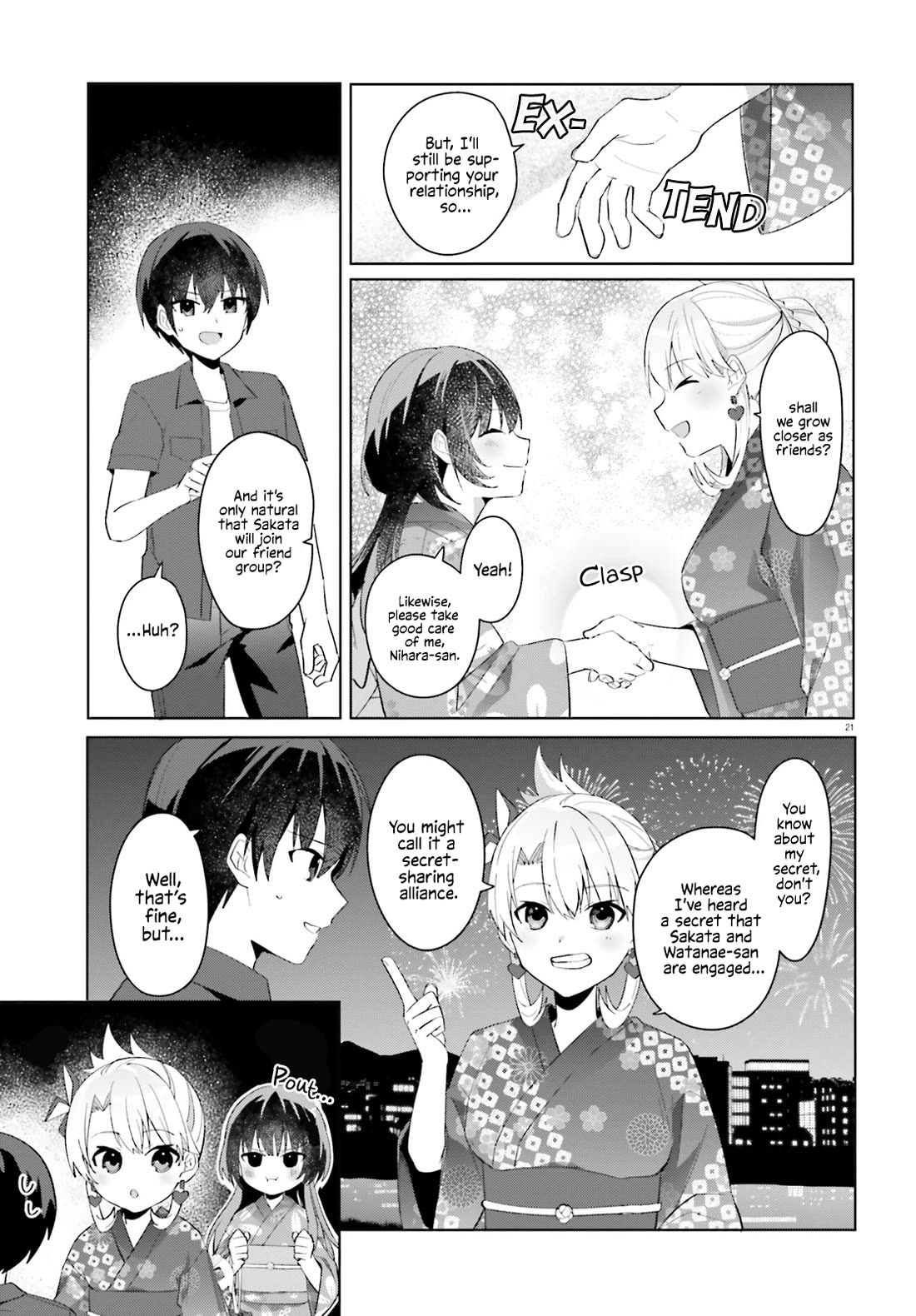 The Plain-Looking Girl, Who Became My Fiancée, Is Only Cute at Home Chapter 20 page 21 - Chapter 20