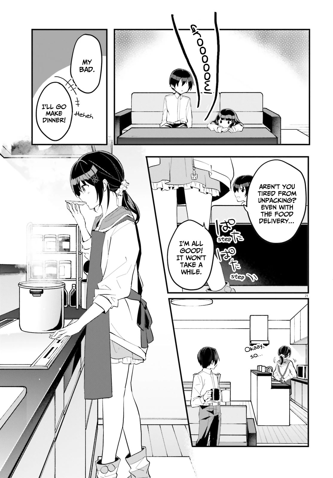The Plain-Looking Girl, Who Became My Fiancée, Is Only Cute at Home Chapter 4 page 22 - Chapter 4