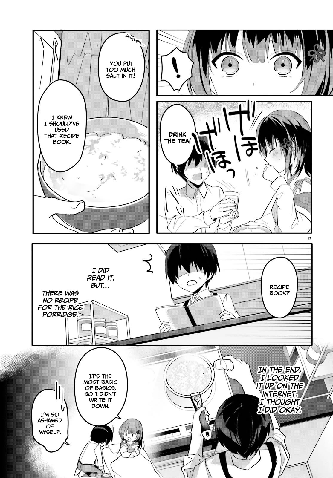 The Plain-Looking Girl, Who Became My Fiancée, Is Only Cute at Home Chapter 9 page 22 - Chapter 9