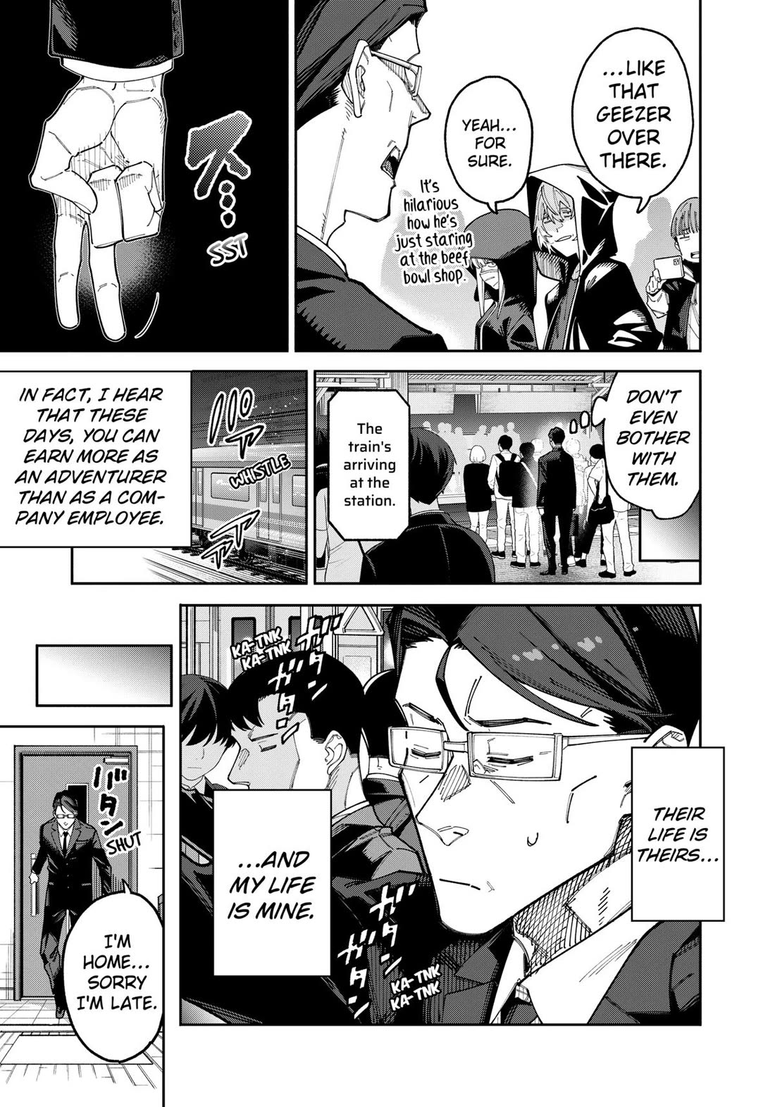 The Plain Salary Man Turned Out to Be a Hero: He was Invincible, Only to Be Exposed on His Niece's Dungeon Stream Chapter 1 page 17 - Chapter 1