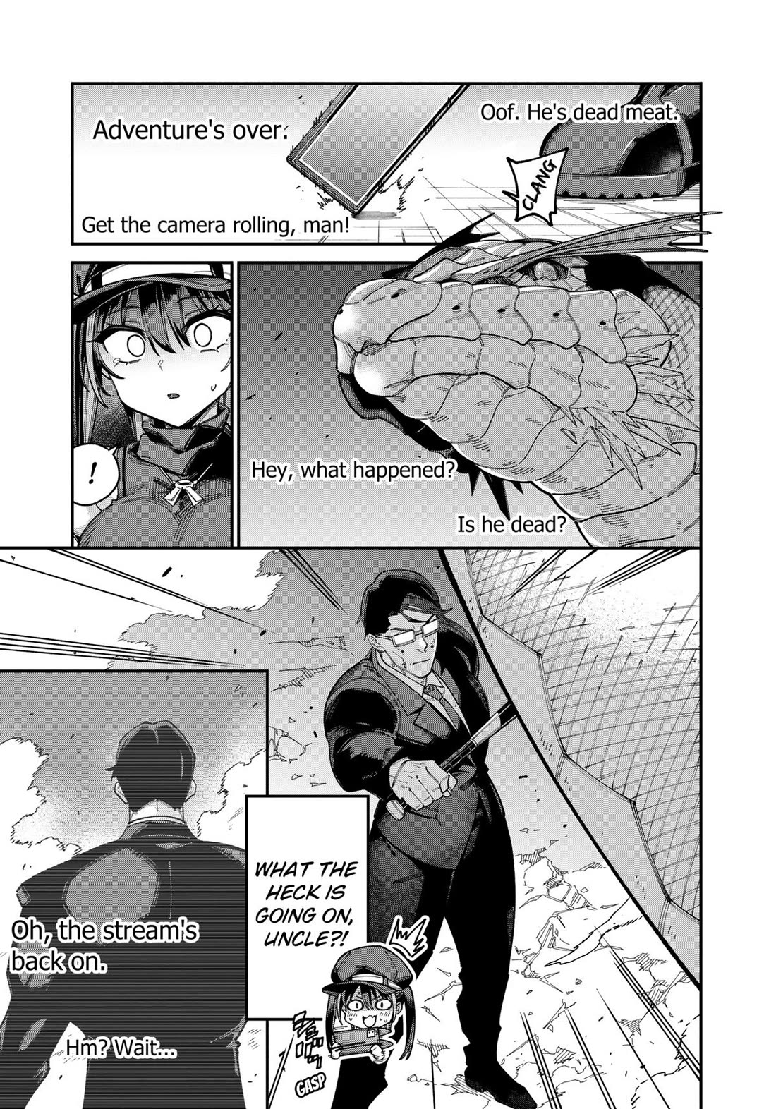The Plain Salary Man Turned Out to Be a Hero: He was Invincible, Only to Be Exposed on His Niece's Dungeon Stream Chapter 1 page 42 - Chapter 1