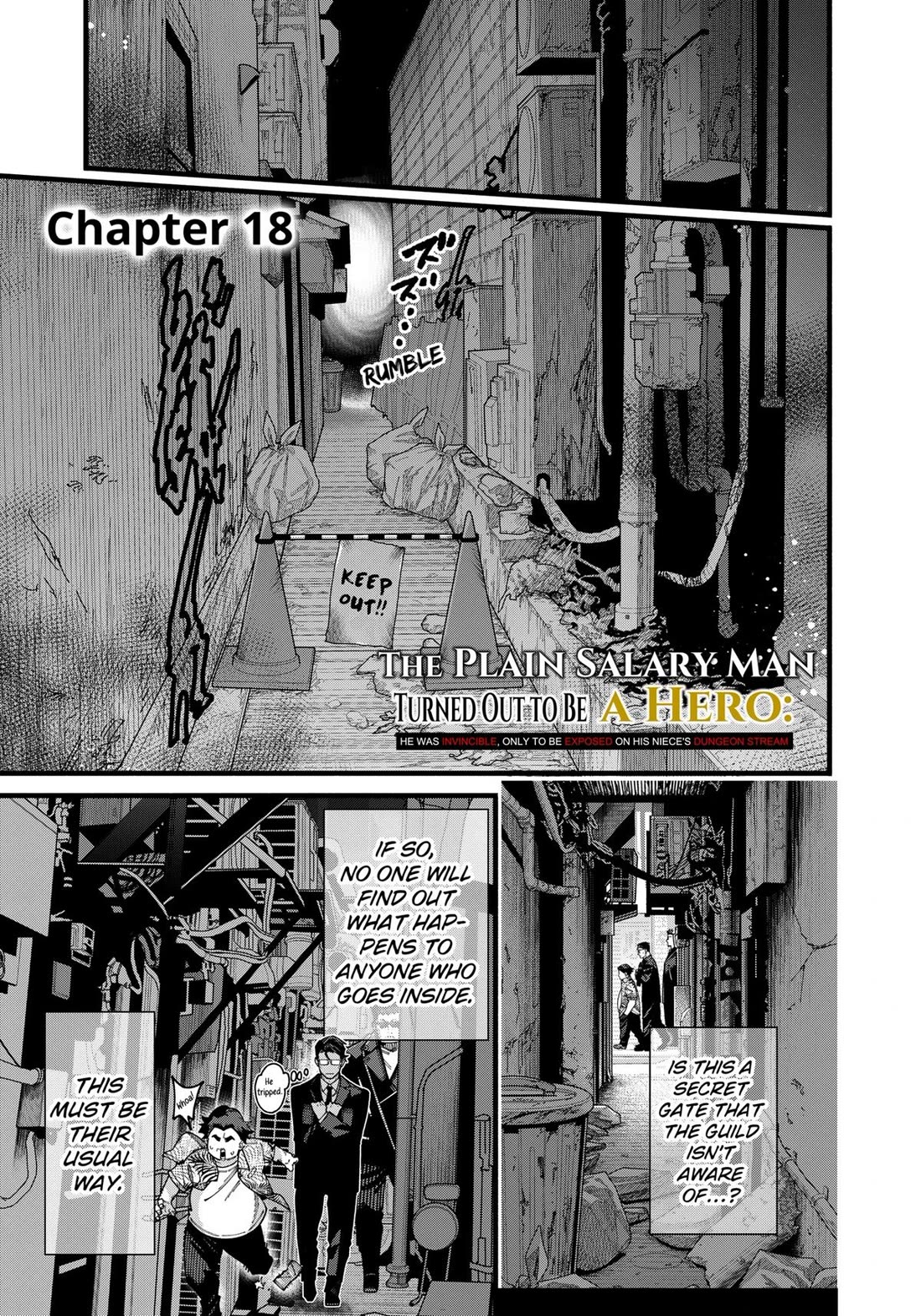 The Plain Salary Man Turned Out to Be a Hero: He was Invincible, Only to Be Exposed on His Niece's Dungeon Stream Chapter 18 page 1 - Chapter 18