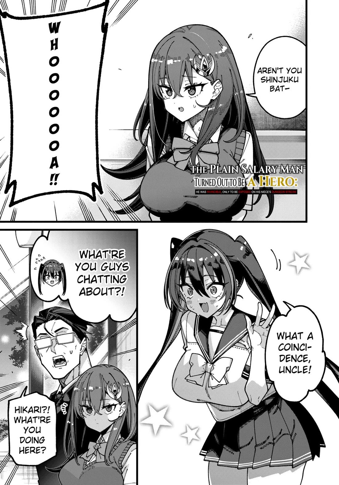 The Plain Salary Man Turned Out to Be a Hero: He was Invincible, Only to Be Exposed on His Niece's Dungeon Stream Chapter 21 page 1 - Chapter 21