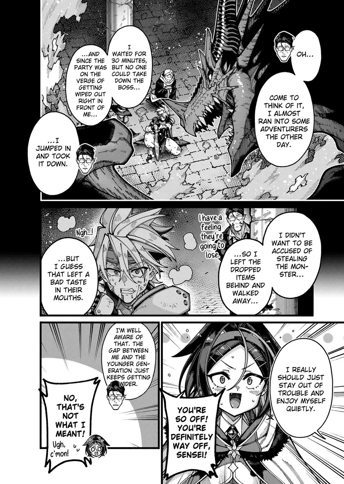 The Plain Salary Man Turned Out to Be a Hero: He was Invincible, Only to Be Exposed on His Niece's Dungeon Stream Chapter 30 page 12 - Chapter 30