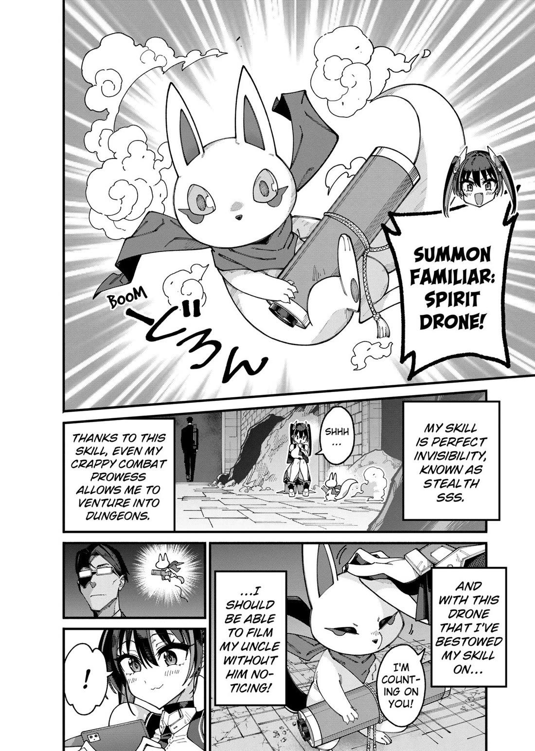 The Plain Salary Man Turned Out to Be a Hero: He was Invincible, Only to Be Exposed on His Niece's Dungeon Stream Chapter 4 page 6 - Chapter 4