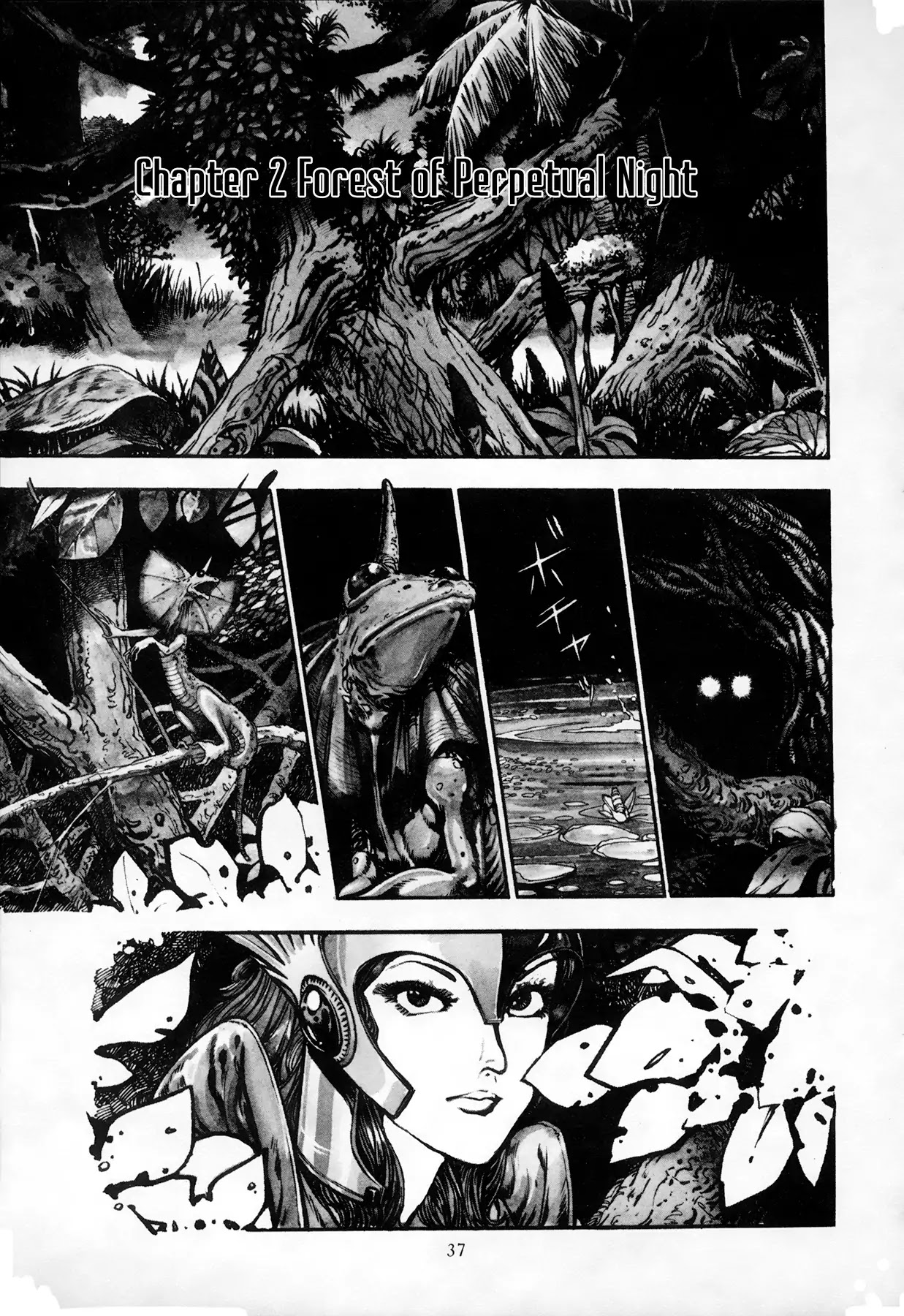 The Planet Garaga Chapter 2 page 1 - Chapter 2: Forest of Perpetual Night