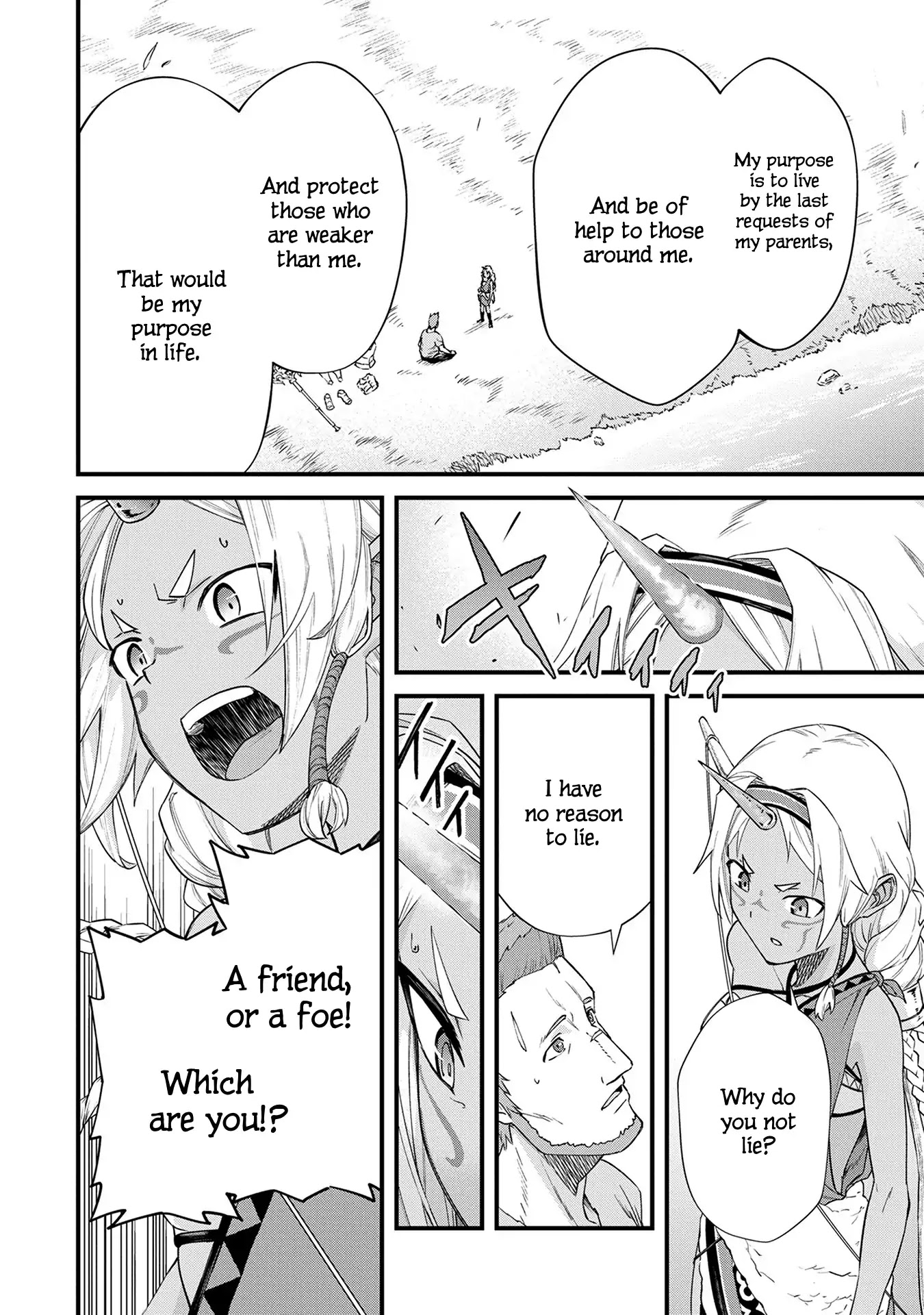 The Population Of The Frontier Owner Starts With 0. "Dias The Blue" And A Blue Horned Girl. Chapter 1 page 18 - Chapter 1