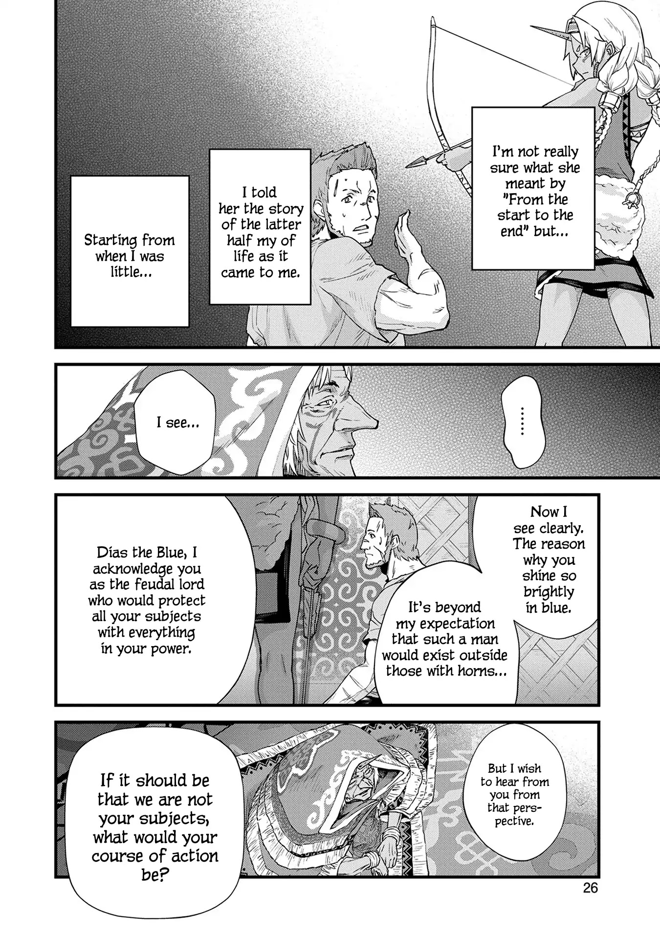 The Population Of The Frontier Owner Starts With 0. "Dias The Blue" And A Blue Horned Girl. Chapter 1 page 28 - Chapter 1