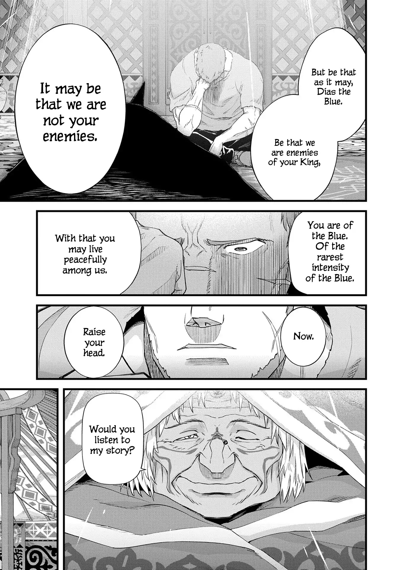 The Population Of The Frontier Owner Starts With 0. "Dias The Blue" And A Blue Horned Girl. Chapter 1 page 31 - Chapter 1
