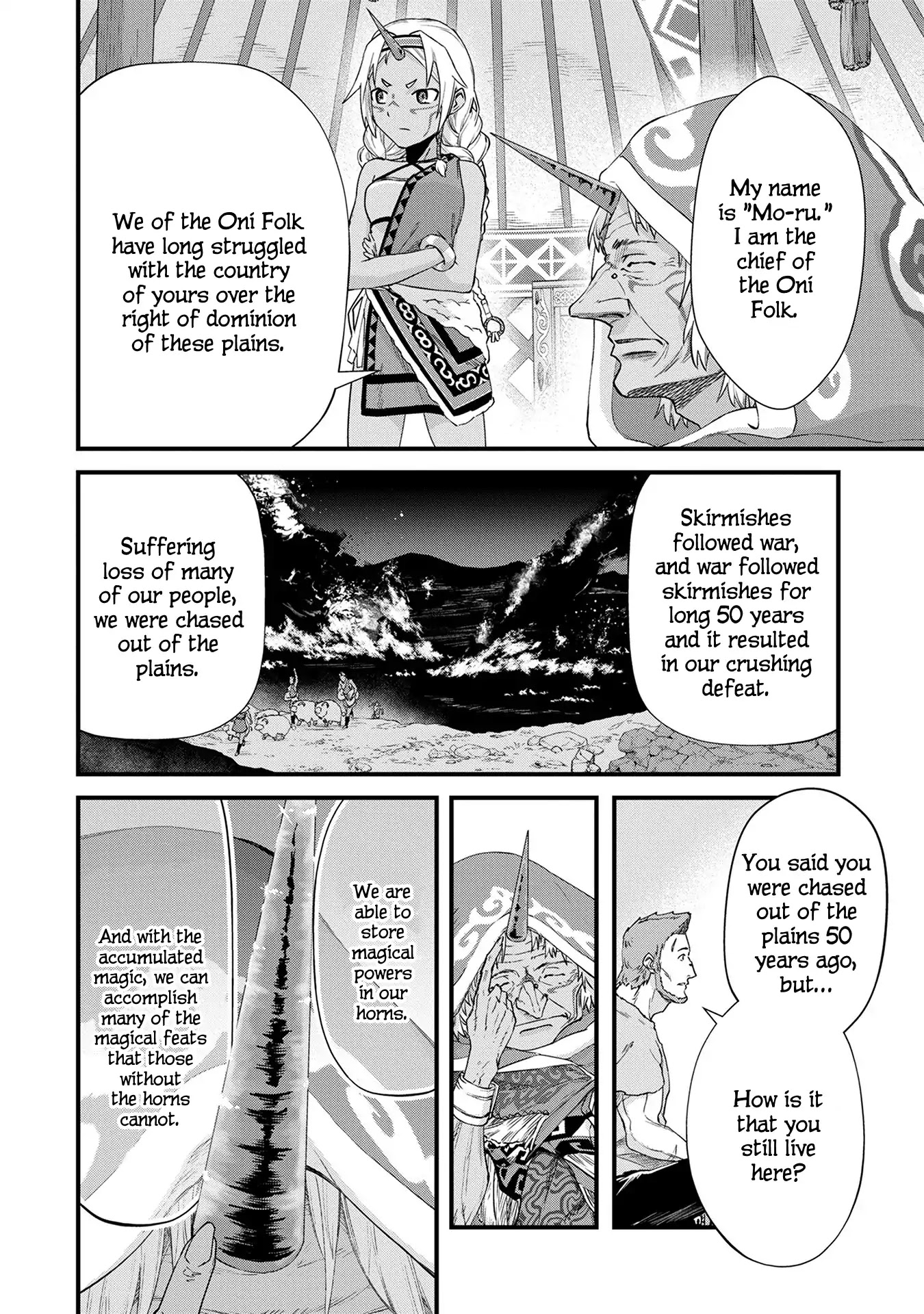 The Population Of The Frontier Owner Starts With 0. "Dias The Blue" And A Blue Horned Girl. Chapter 1 page 32 - Chapter 1