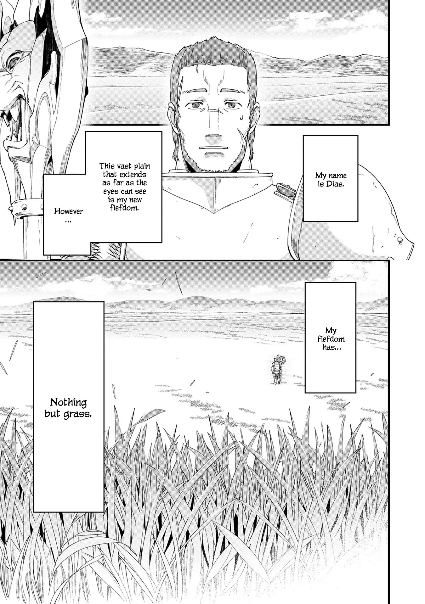The Population Of The Frontier Owner Starts With 0. "Dias The Blue" And A Blue Horned Girl. Chapter 1 page 5 - Chapter 1