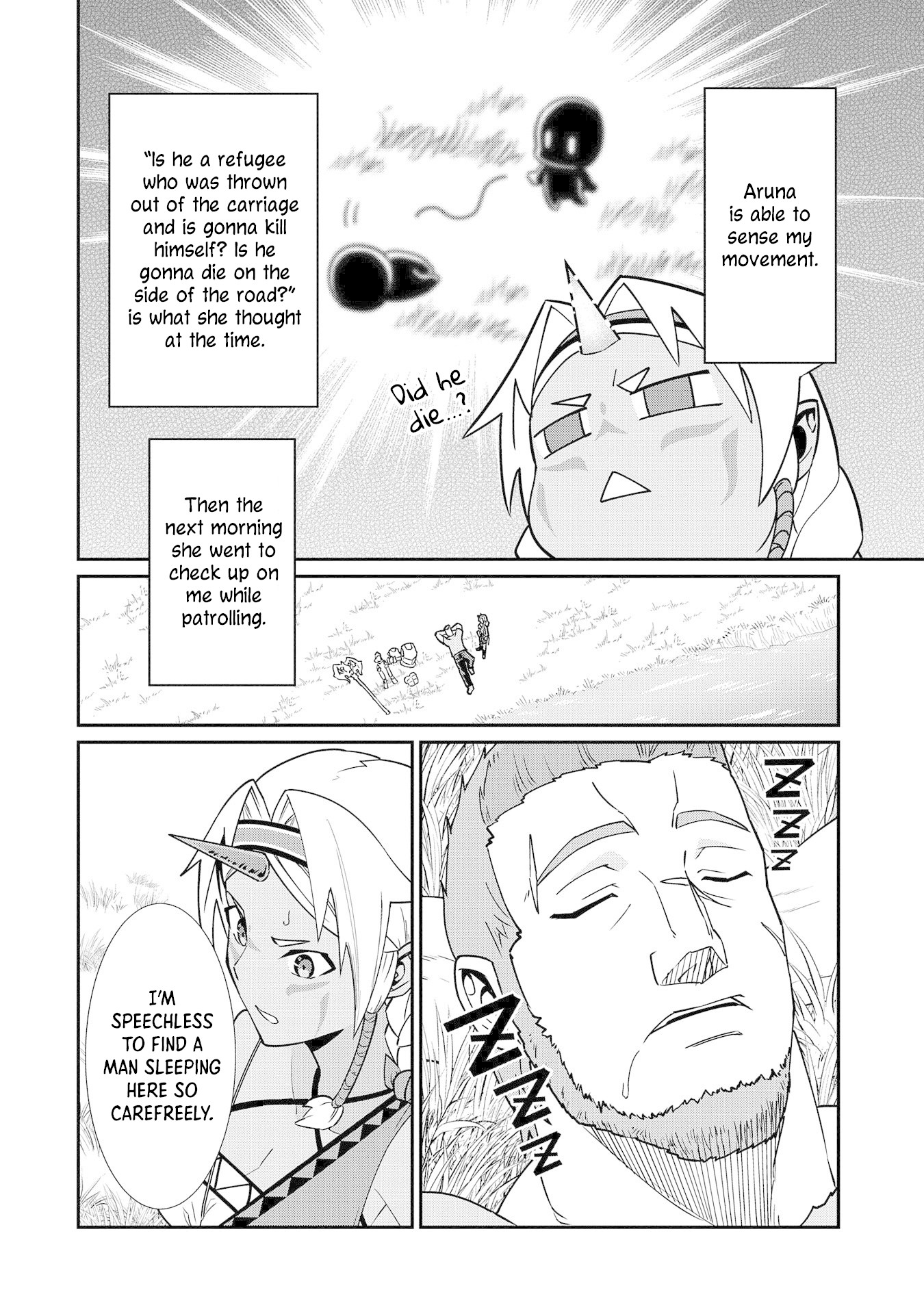 The Population Of The Frontier Owner Starts With 0. "Dias The Blue" And A Blue Horned Girl. Chapter 10 page 25 - Chapter 10