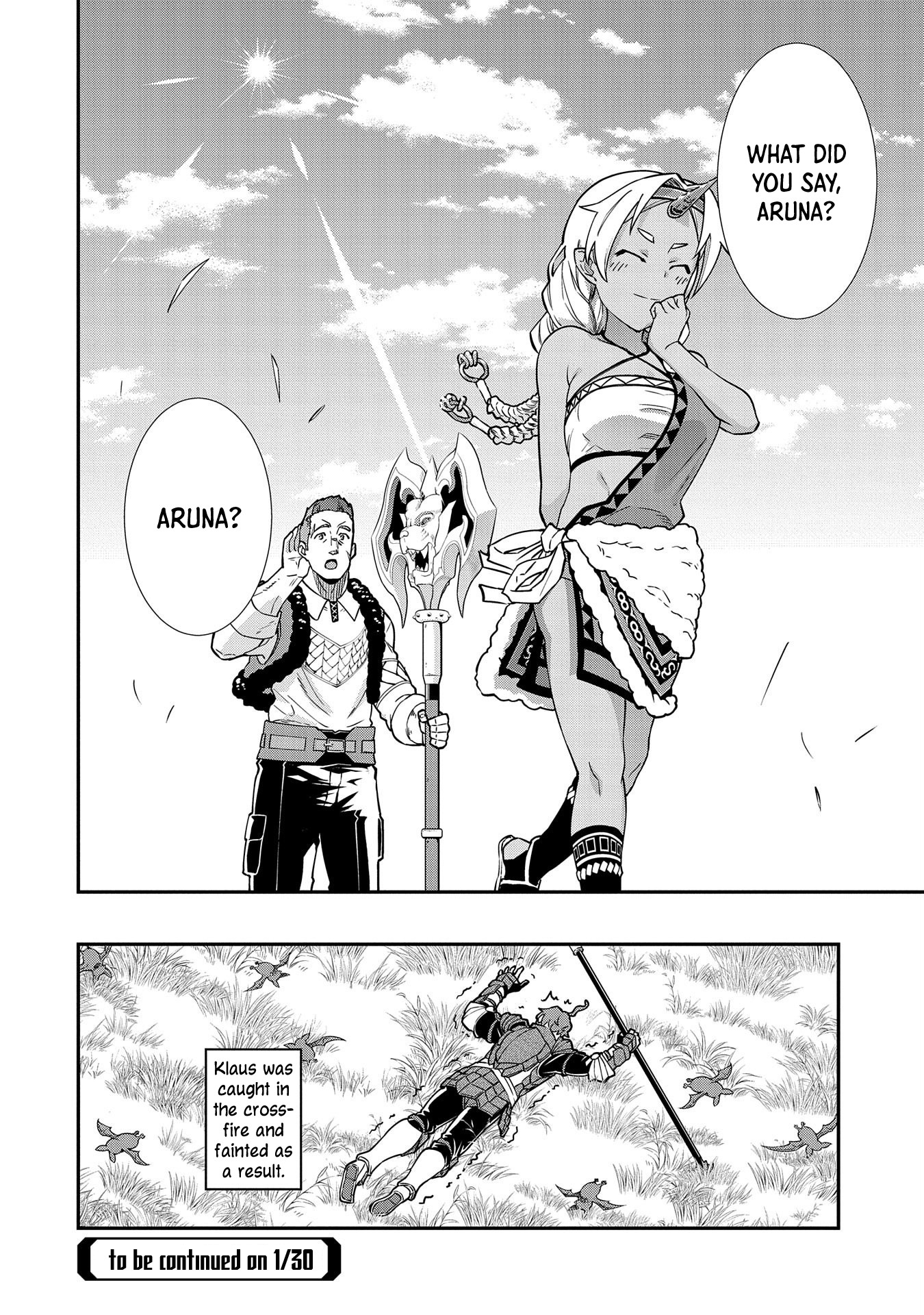 The Population Of The Frontier Owner Starts With 0. "Dias The Blue" And A Blue Horned Girl. Chapter 11 page 34 - Chapter 11