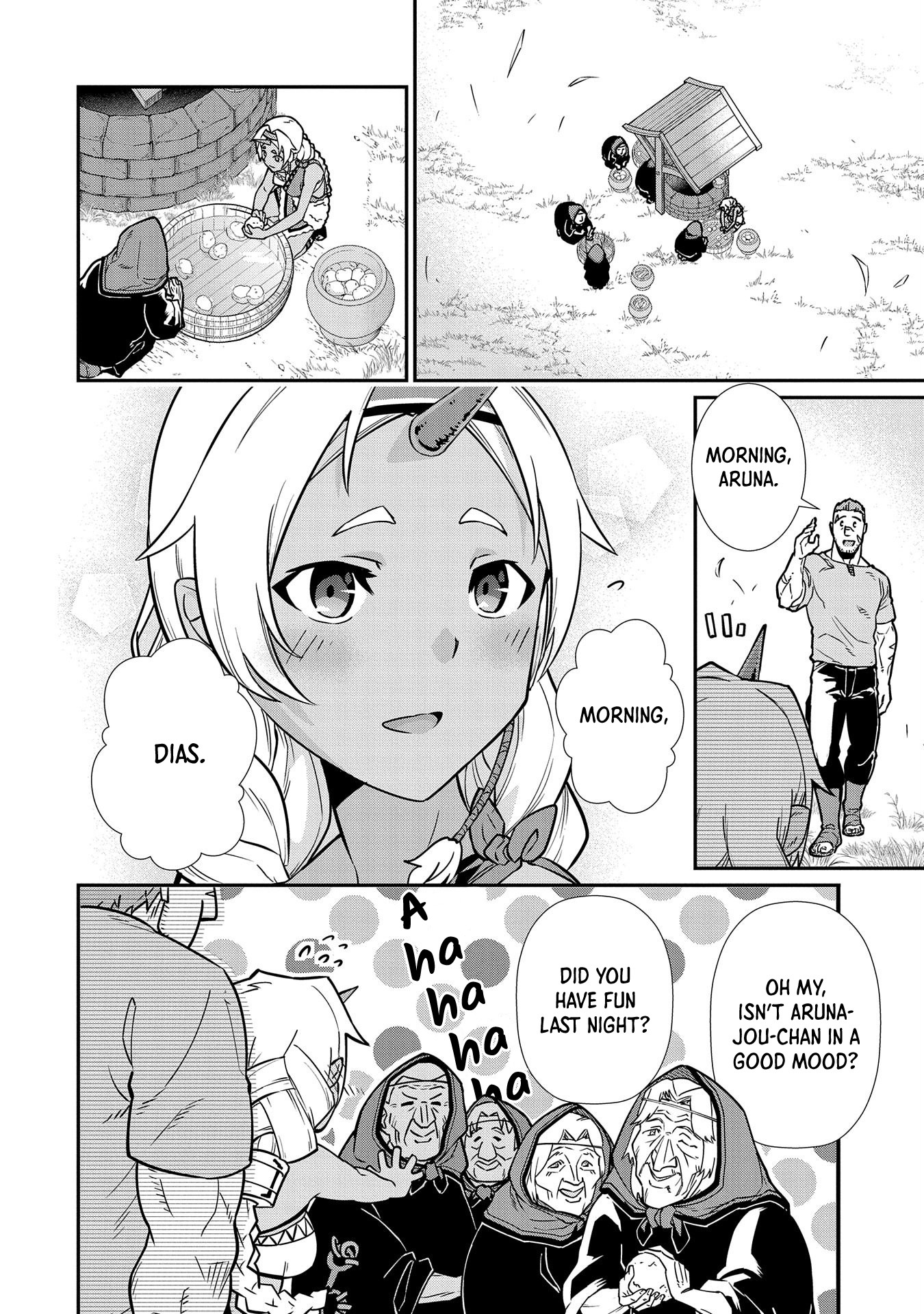 The Population Of The Frontier Owner Starts With 0. "Dias The Blue" And A Blue Horned Girl. Chapter 11 page 8 - Chapter 11