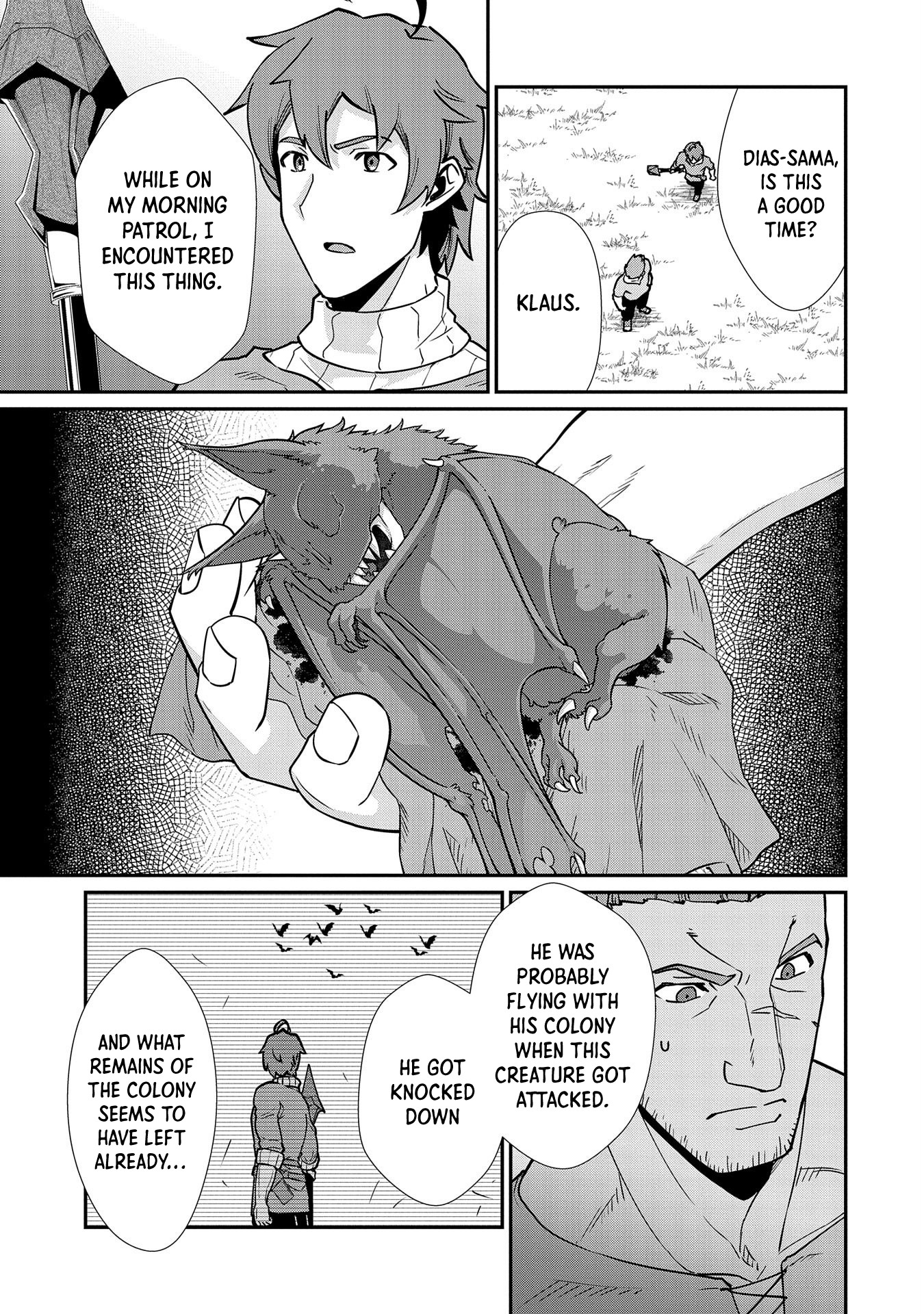 The Population Of The Frontier Owner Starts With 0. "Dias The Blue" And A Blue Horned Girl. Chapter 11 page 9 - Chapter 11