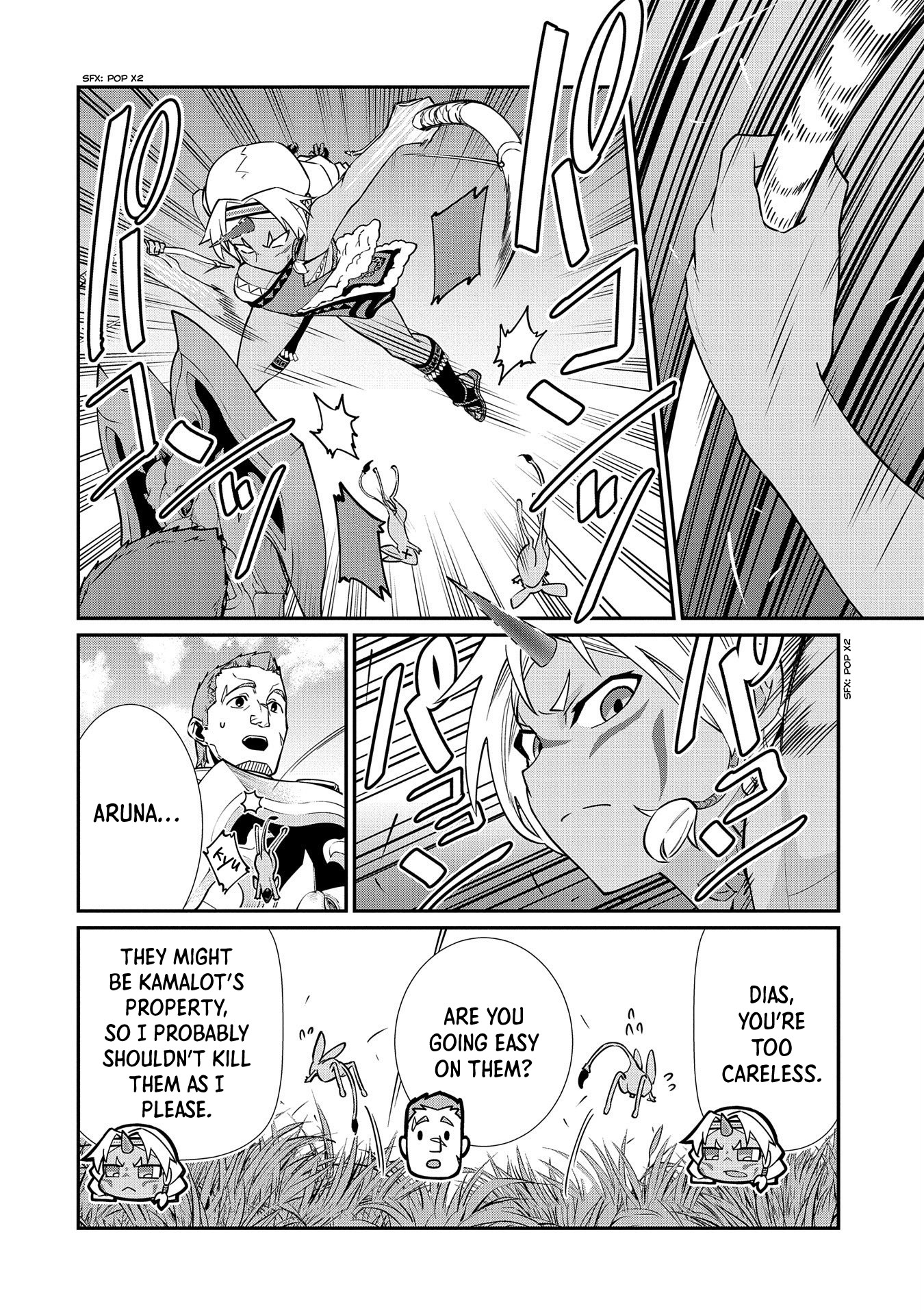 The Population Of The Frontier Owner Starts With 0. "Dias The Blue" And A Blue Horned Girl. Chapter 12 page 17 - Chapter 12