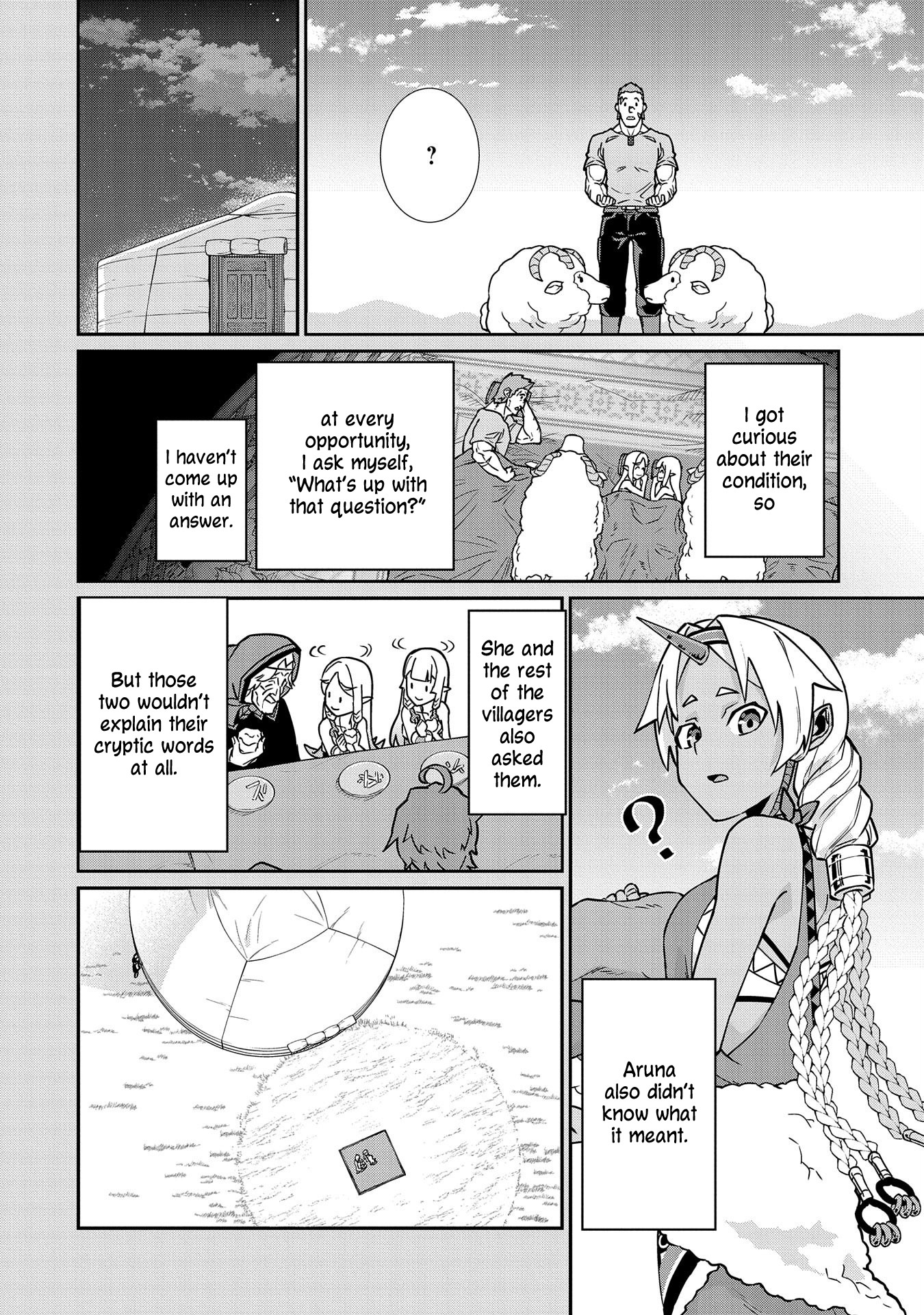 The Population Of The Frontier Owner Starts With 0. "Dias The Blue" And A Blue Horned Girl. Chapter 13 page 14 - Chapter 13