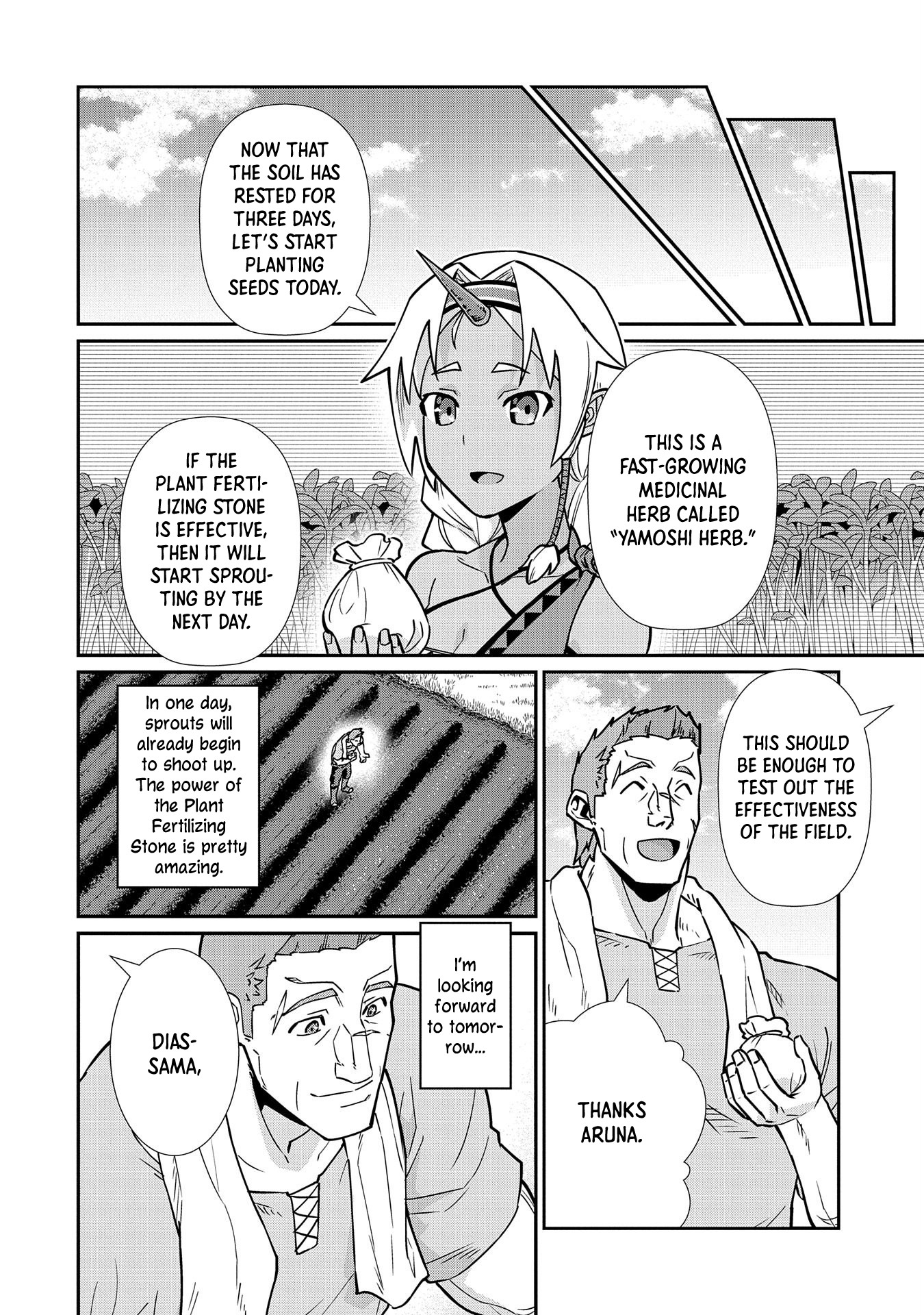 The Population Of The Frontier Owner Starts With 0. "Dias The Blue" And A Blue Horned Girl. Chapter 13 page 16 - Chapter 13
