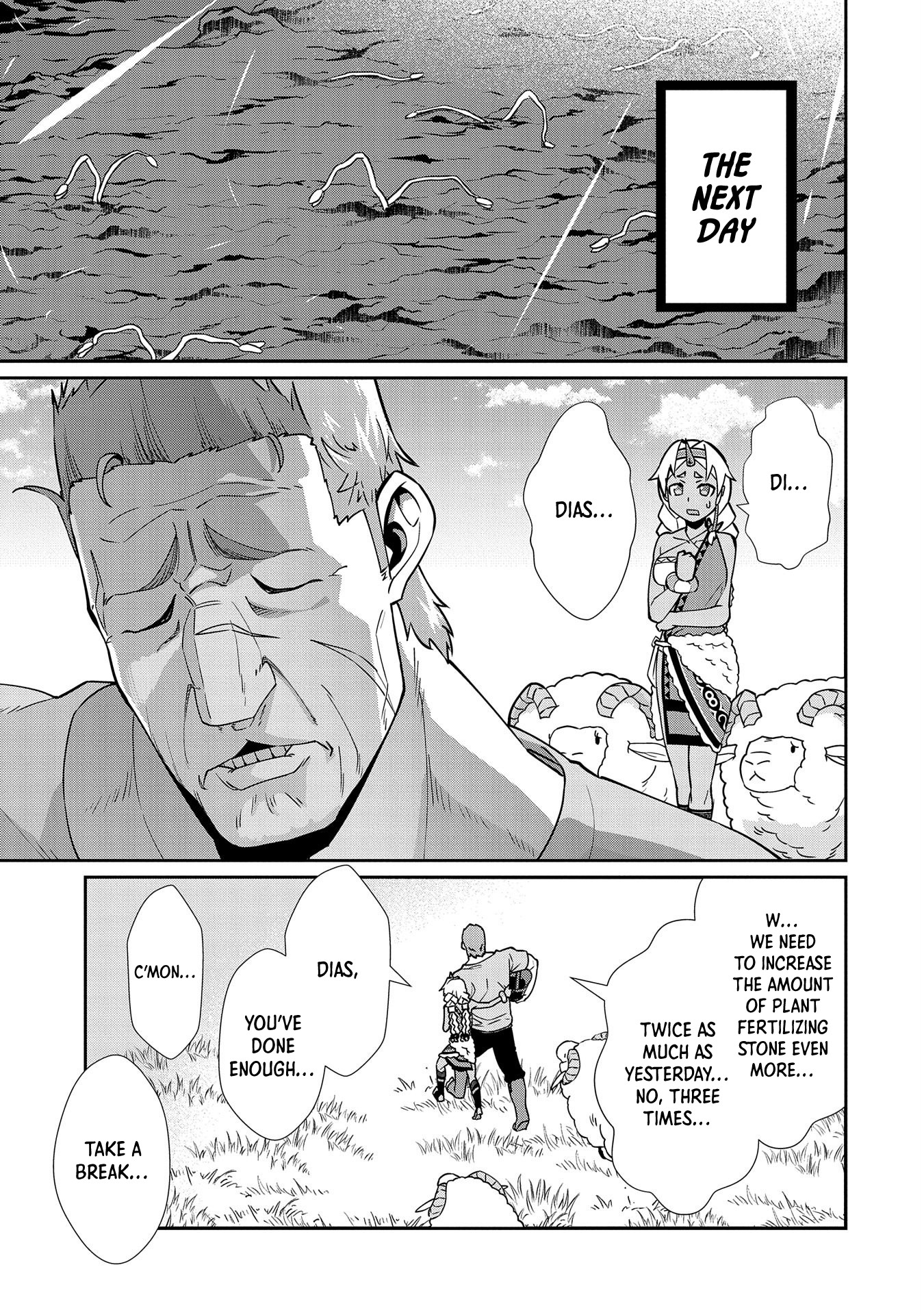 The Population Of The Frontier Owner Starts With 0. "Dias The Blue" And A Blue Horned Girl. Chapter 13 page 25 - Chapter 13